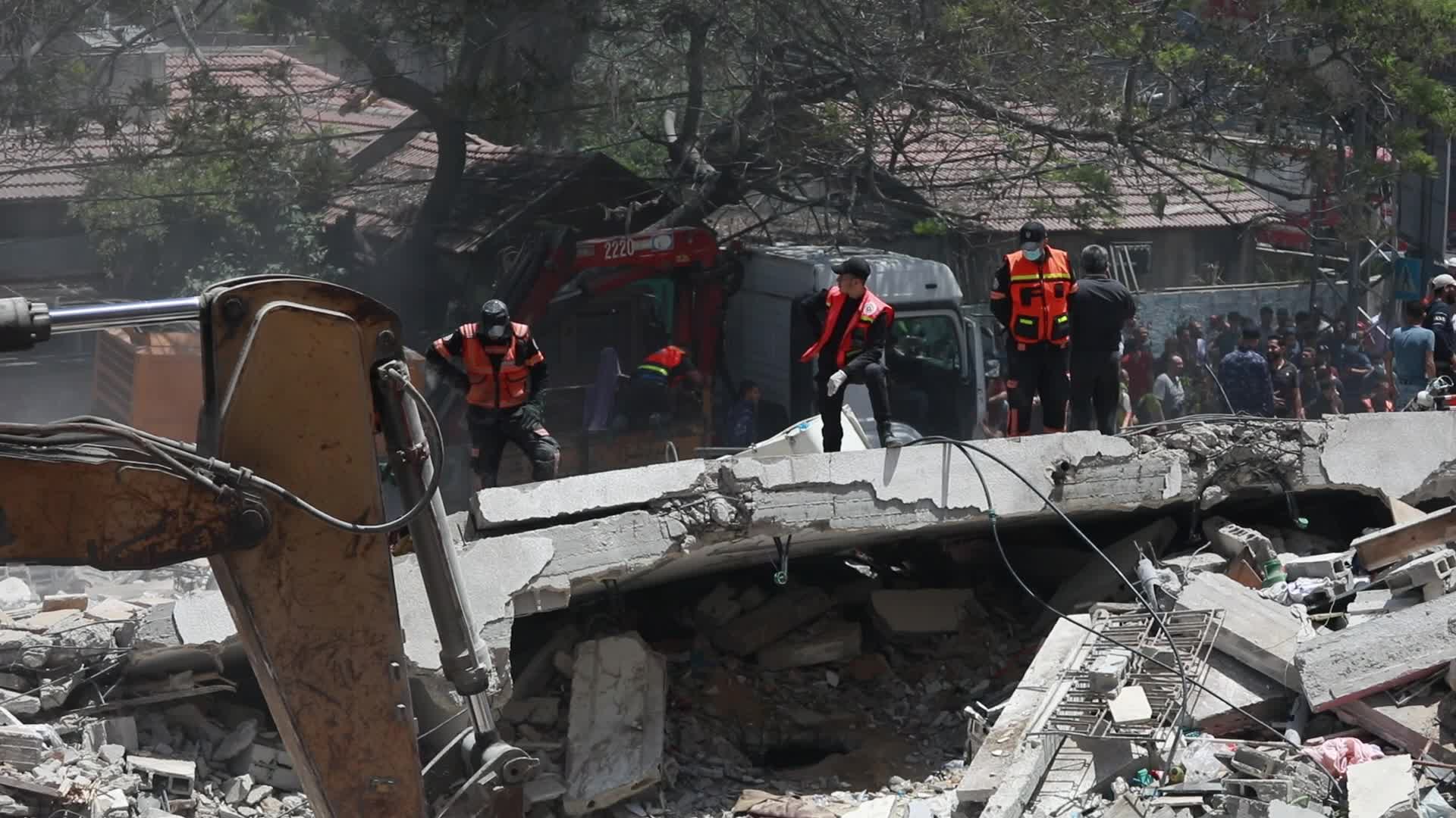 Israeli airstrike in Gaza City