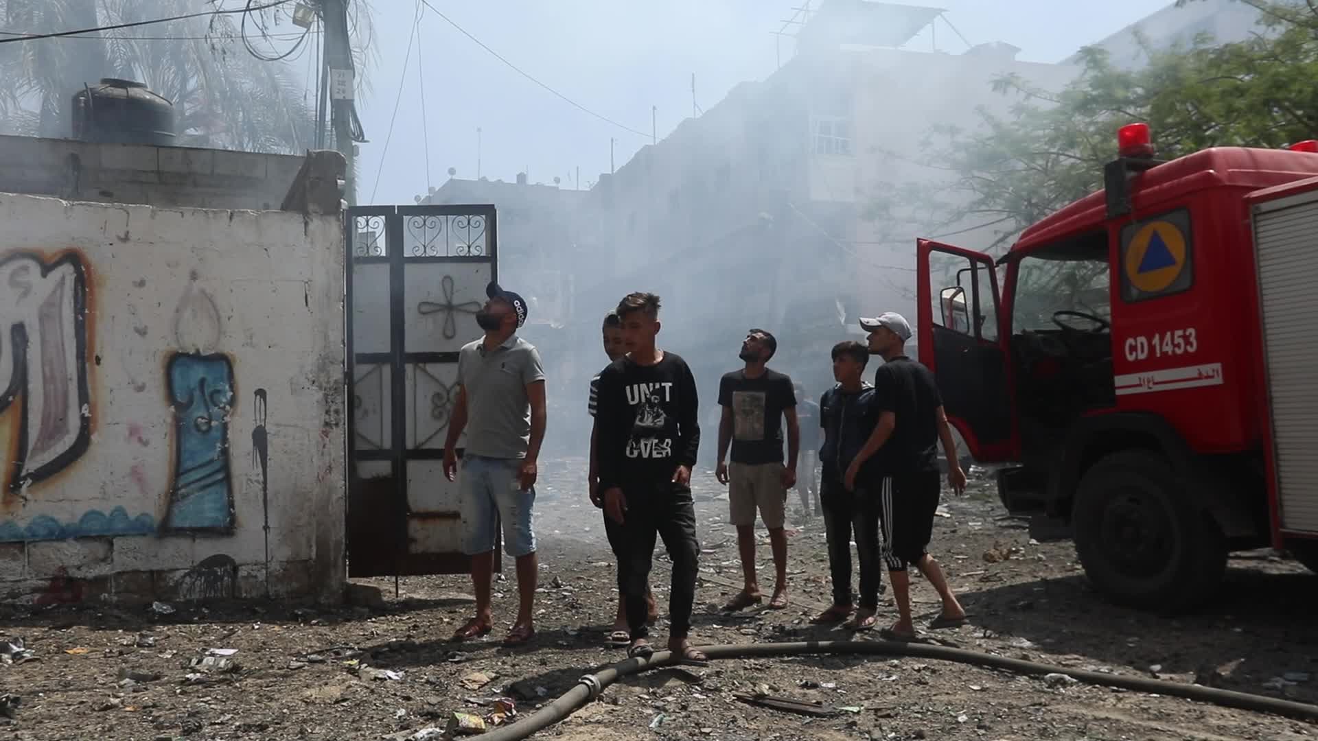 Israeli airstrike in Gaza City