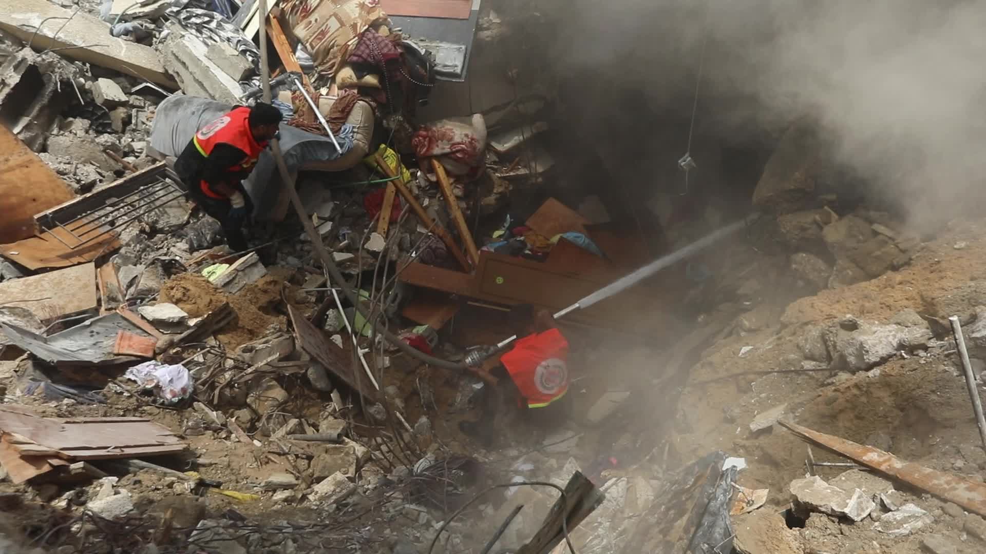 Israeli airstrike in Gaza City
