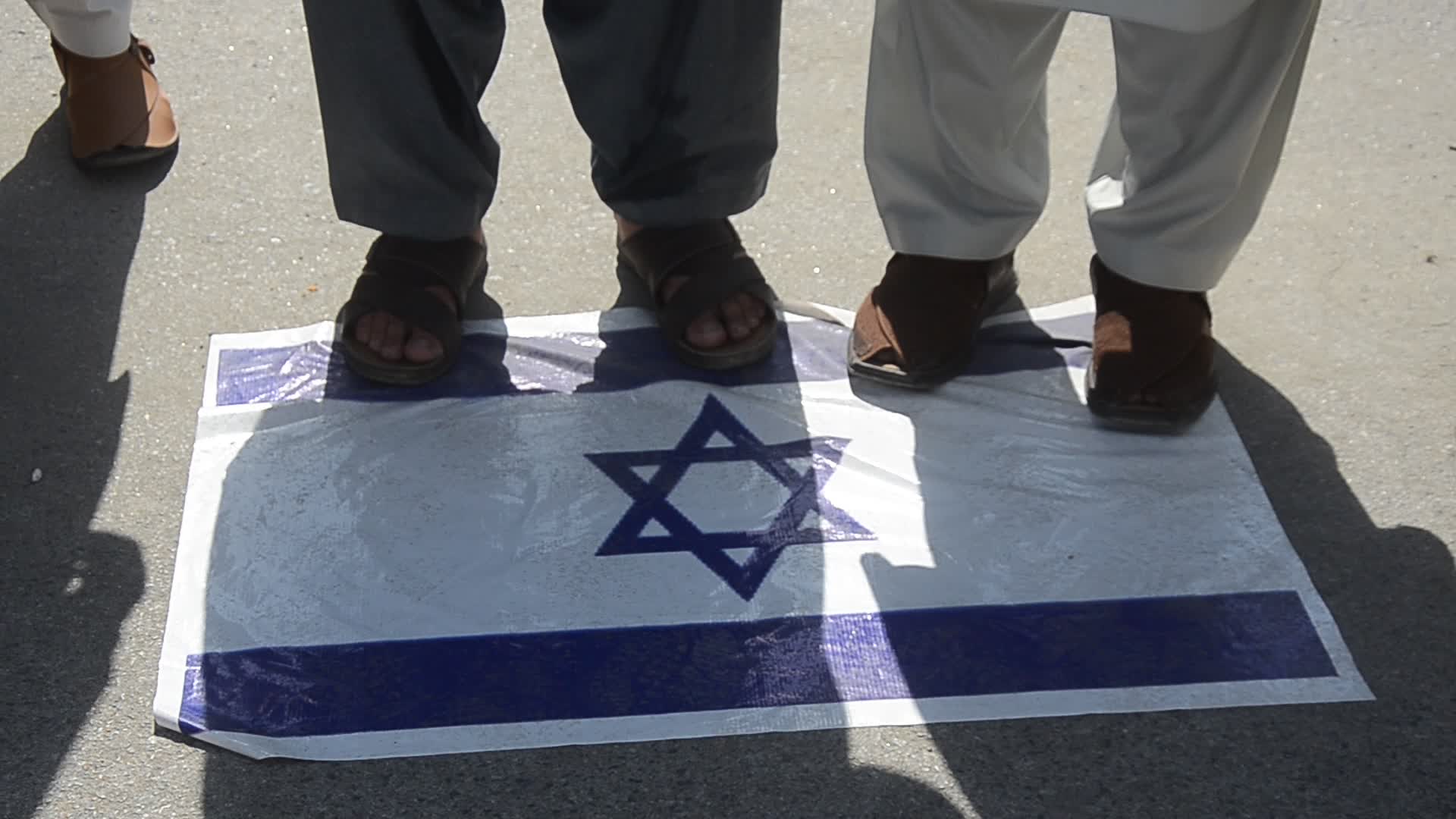 Demonstration in support of Palestine, in Peshawar, Pakistan