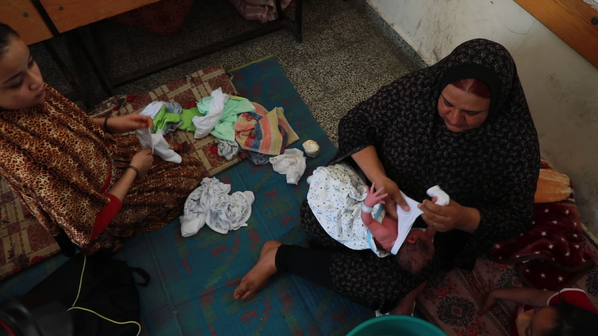 New baby born amid the conflict in Gaza