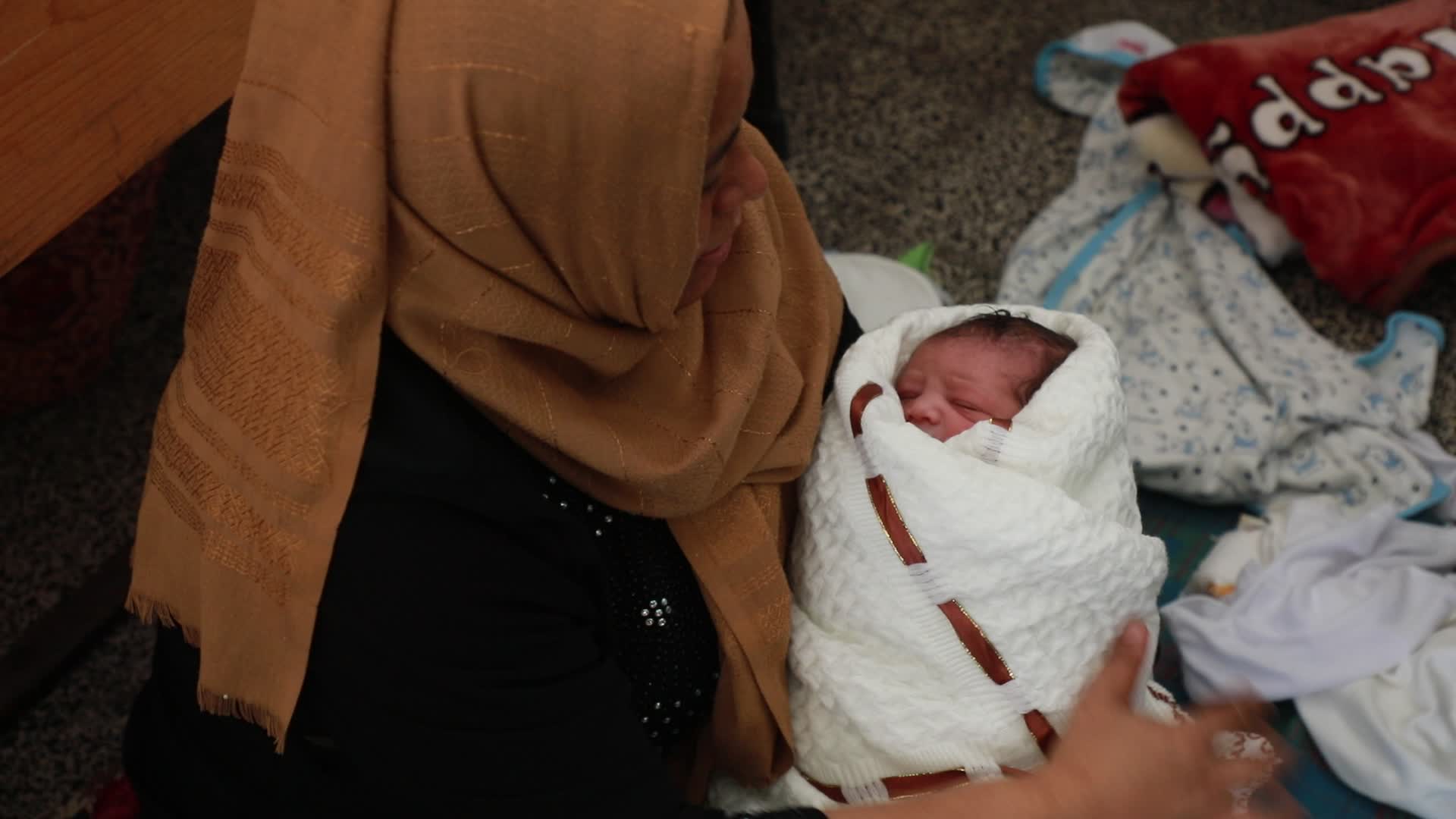 New baby born amid the conflict in Gaza