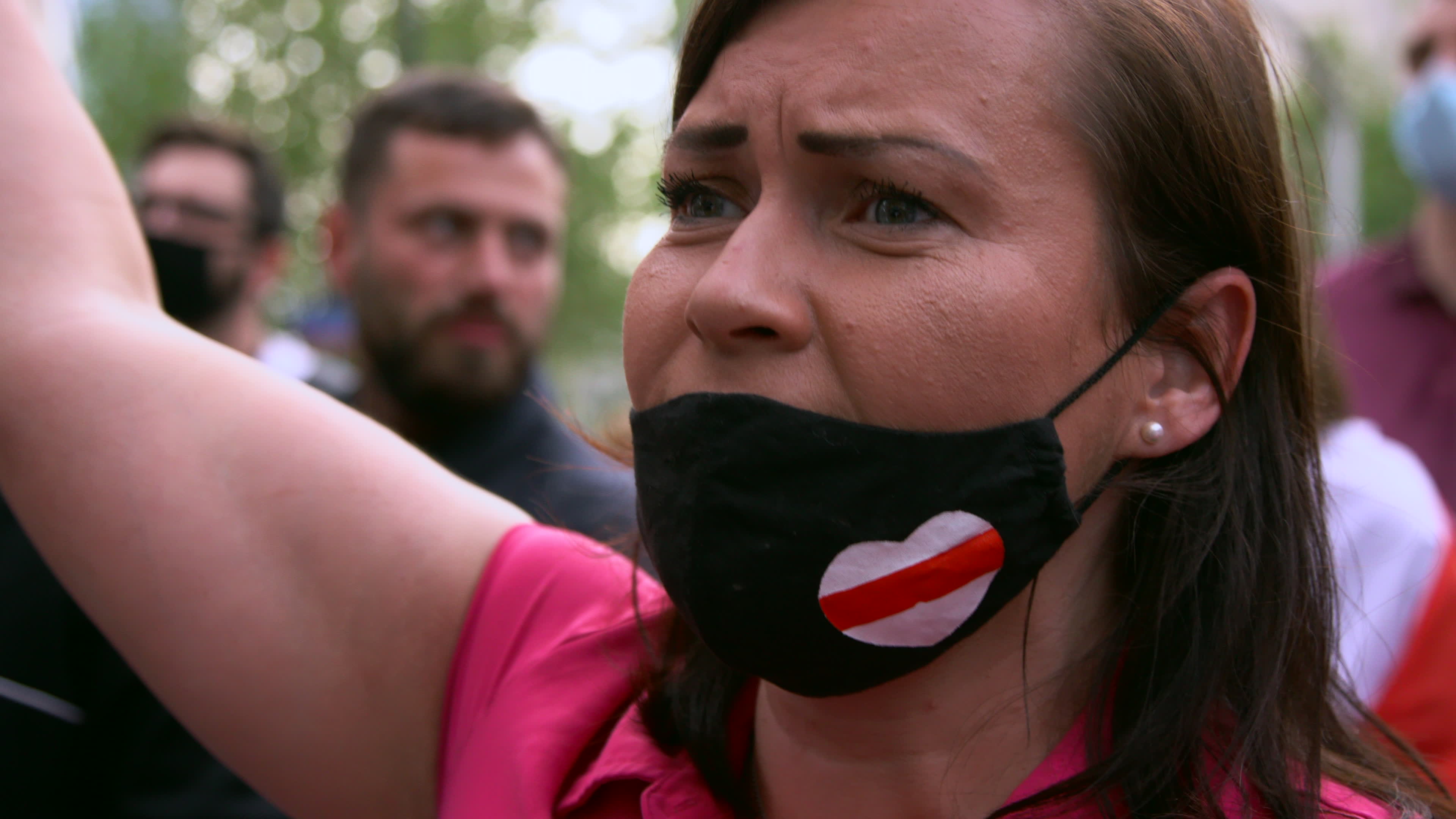 Belaurs Opposition Support Rally in Warsaw