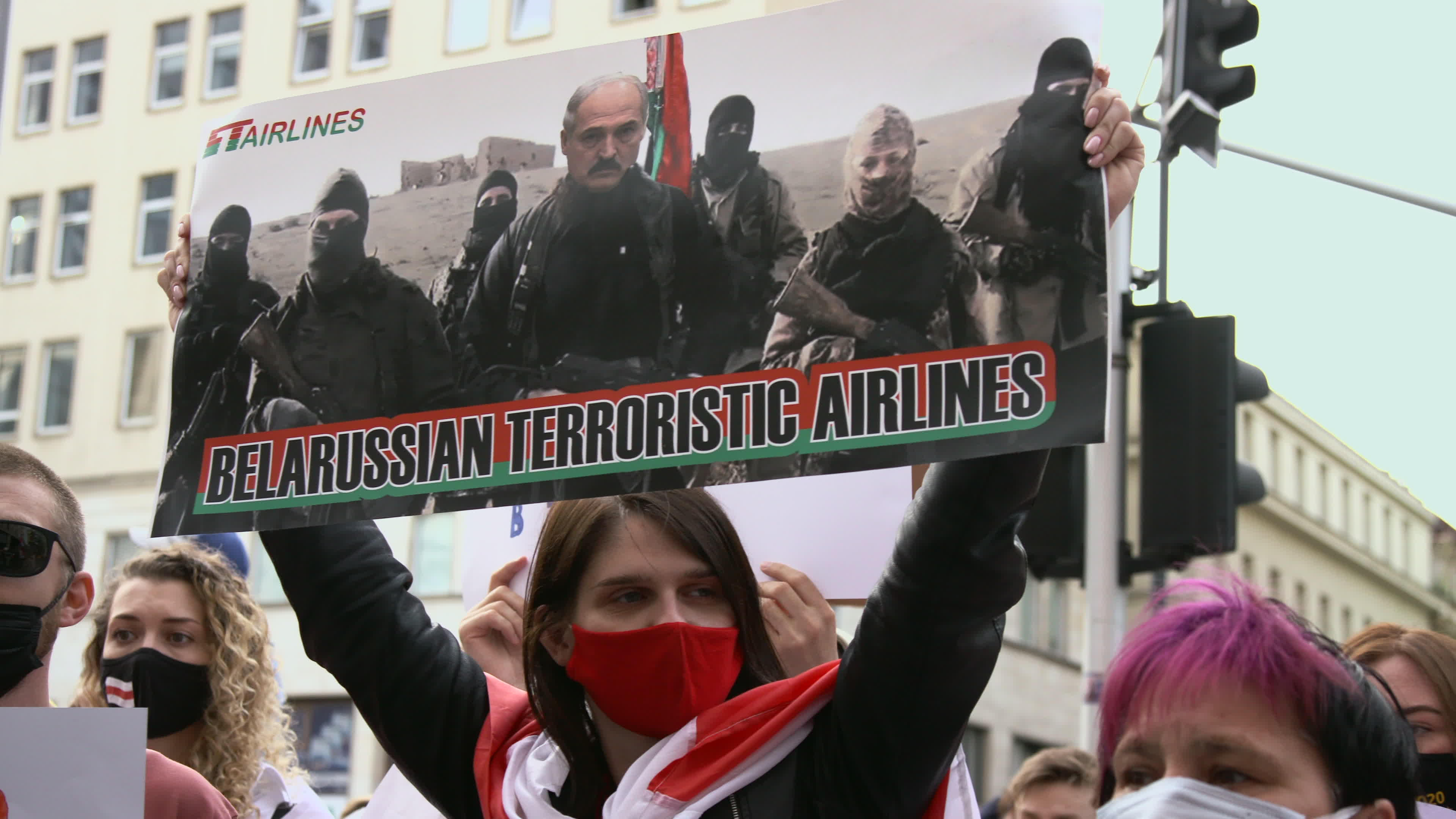 Belaurs Opposition Support Rally in Warsaw