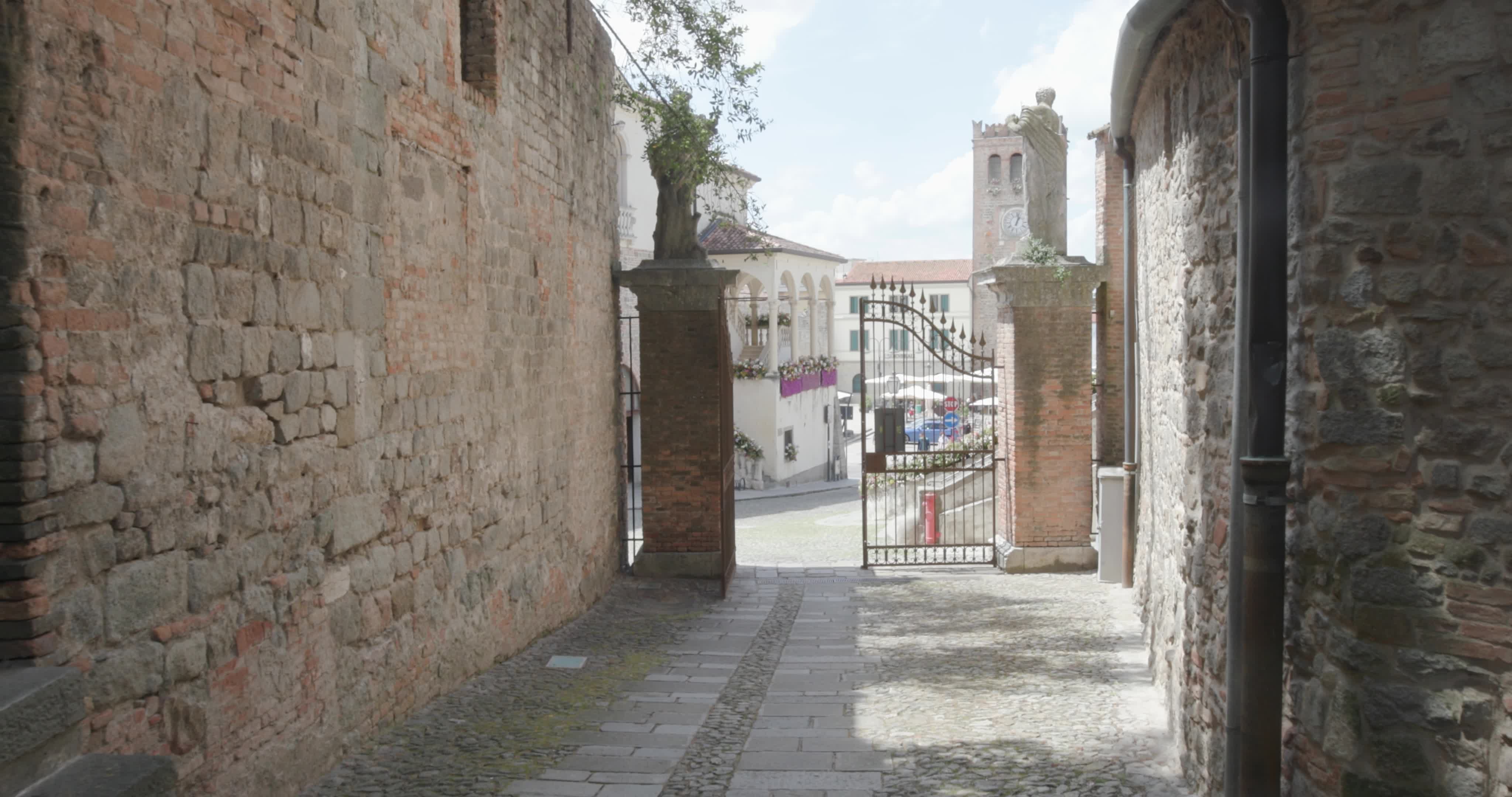 Daily life in Monselice, Italy