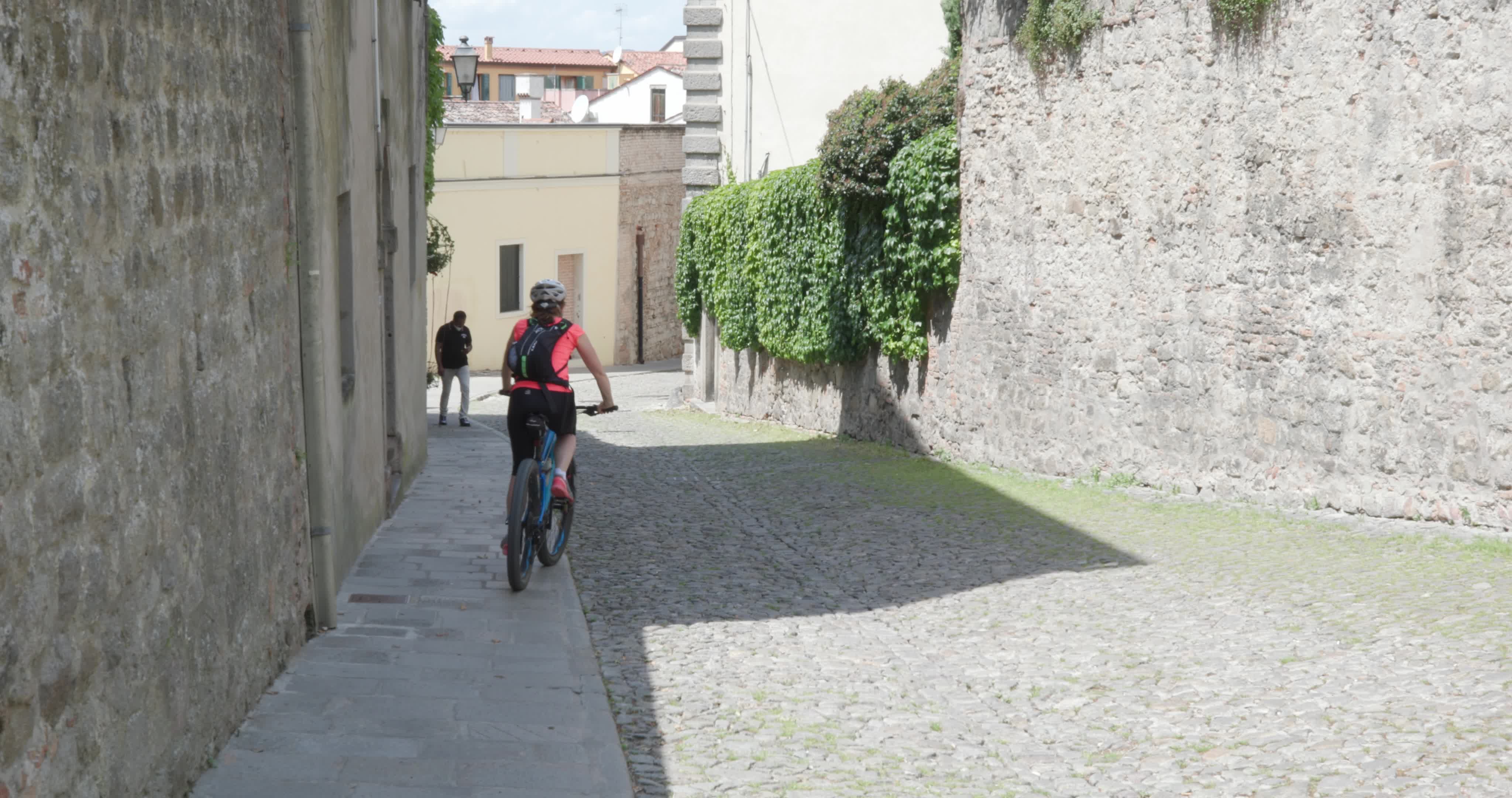 Daily life in Monselice, Italy