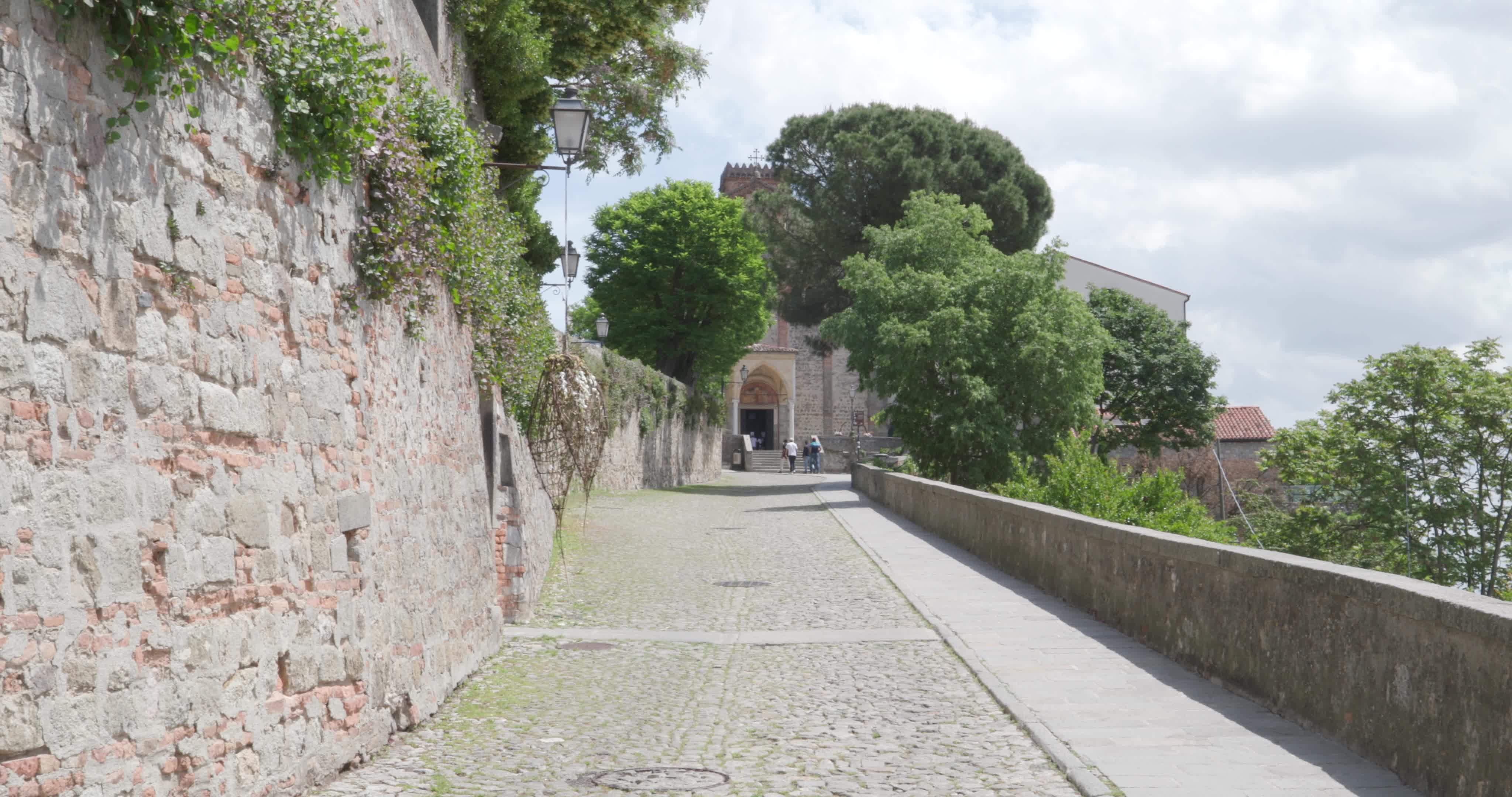 Daily life in Monselice, Italy