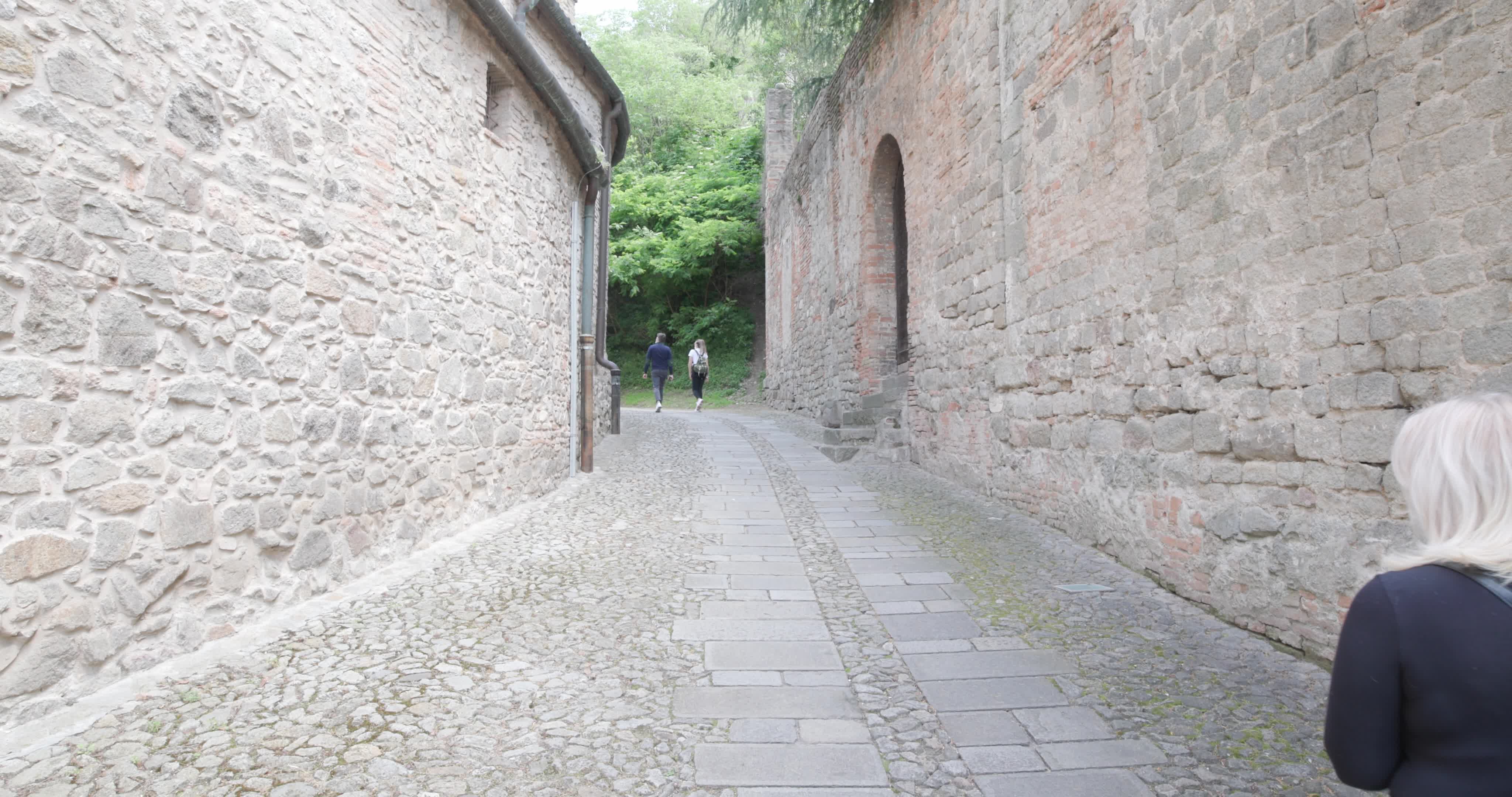 Daily life in Monselice, Italy