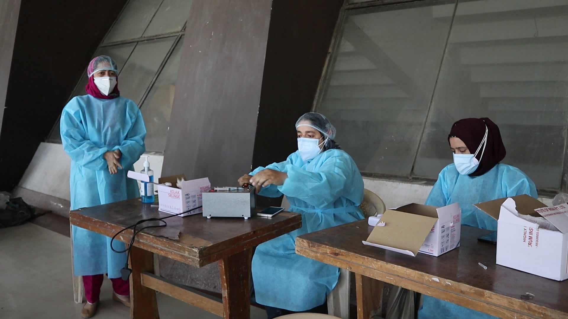 Covid-19 Vaccination In Kashmir 