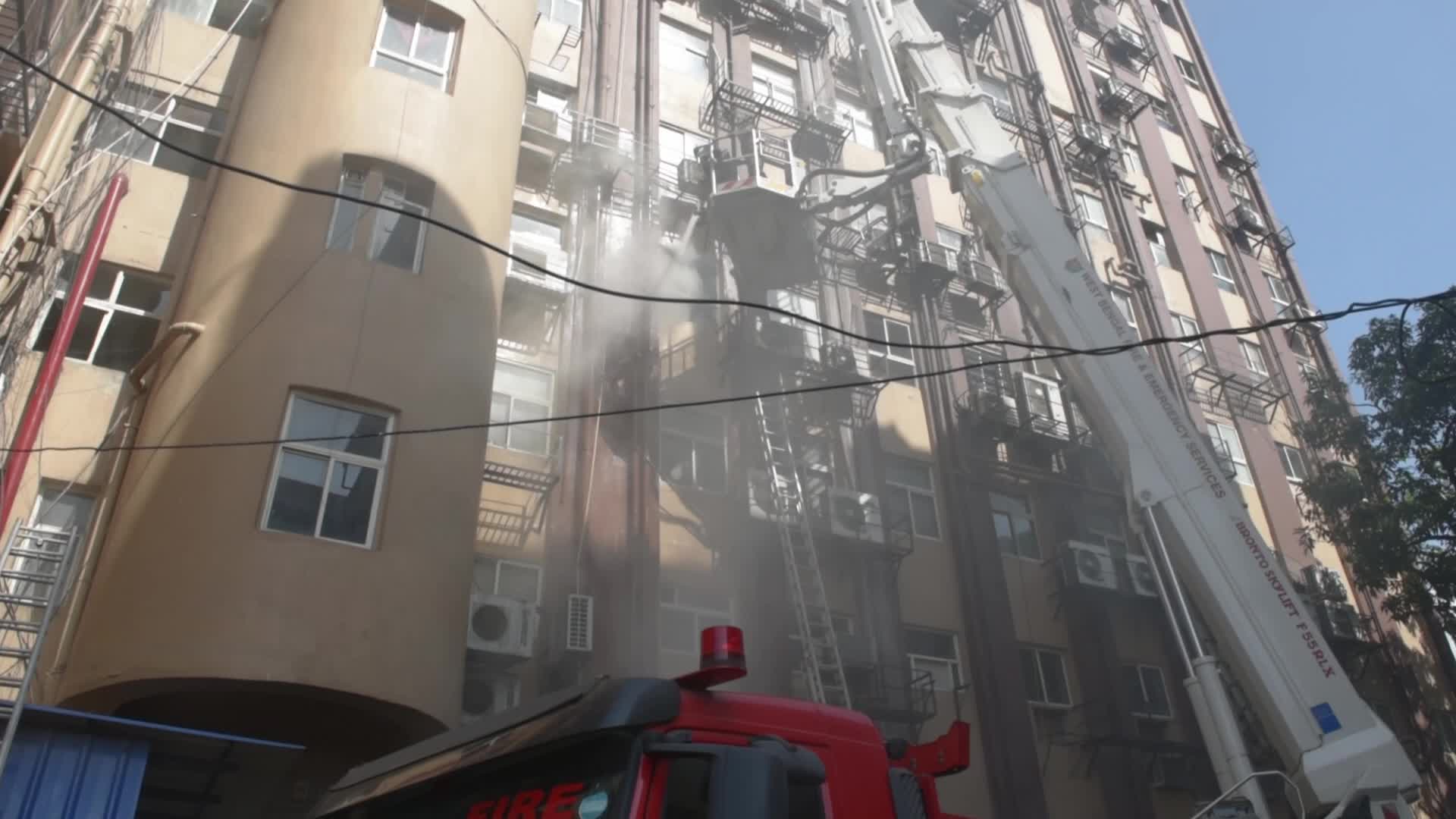 Major Fire At Highrise Building In Kolkata
