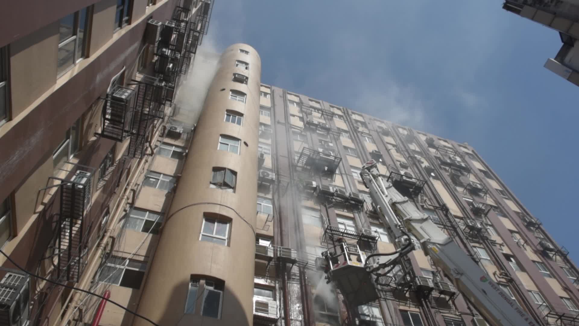 Major Fire At Highrise Building In Kolkata