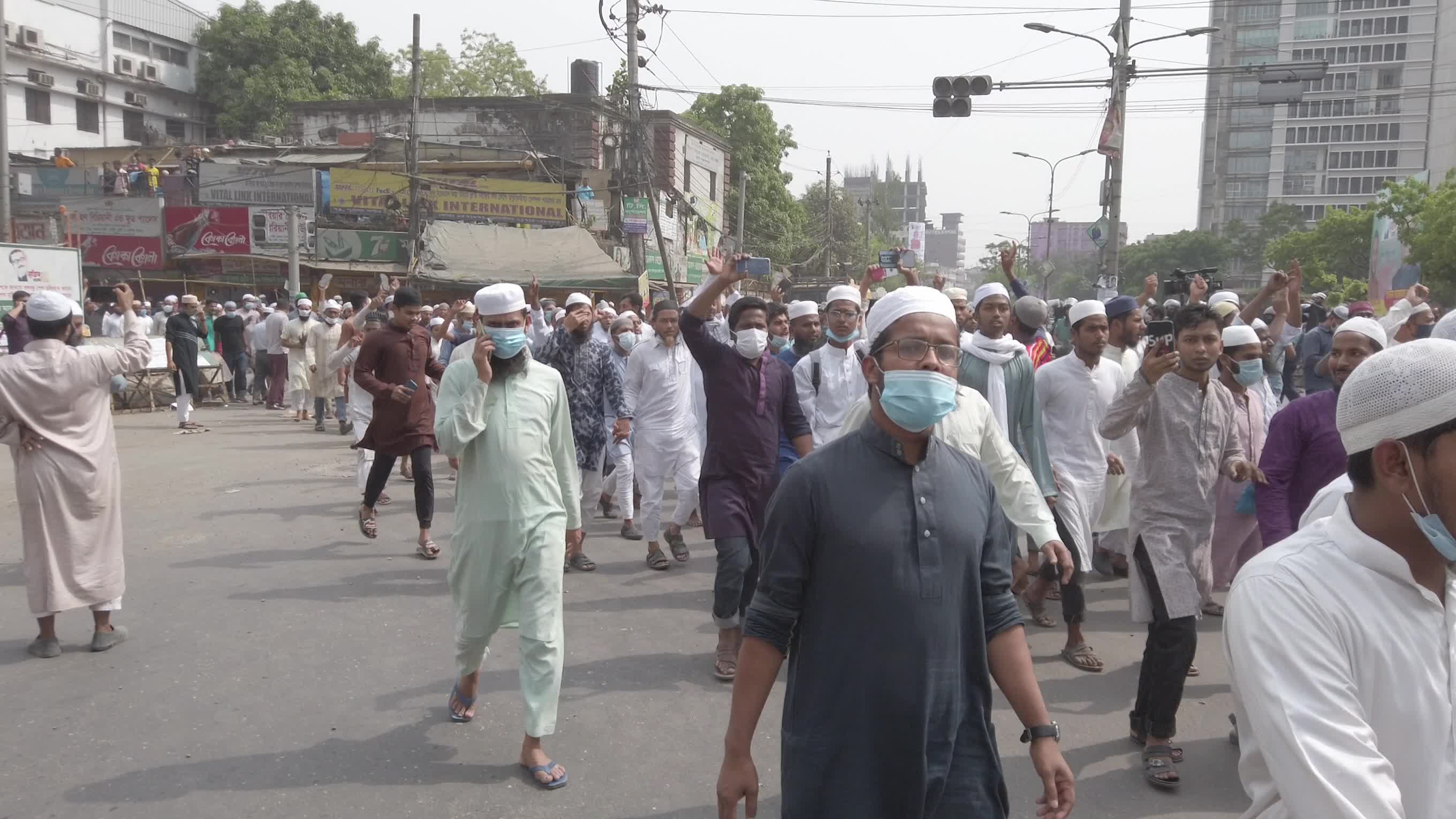 Protest against the visits of Modi in Dhaka