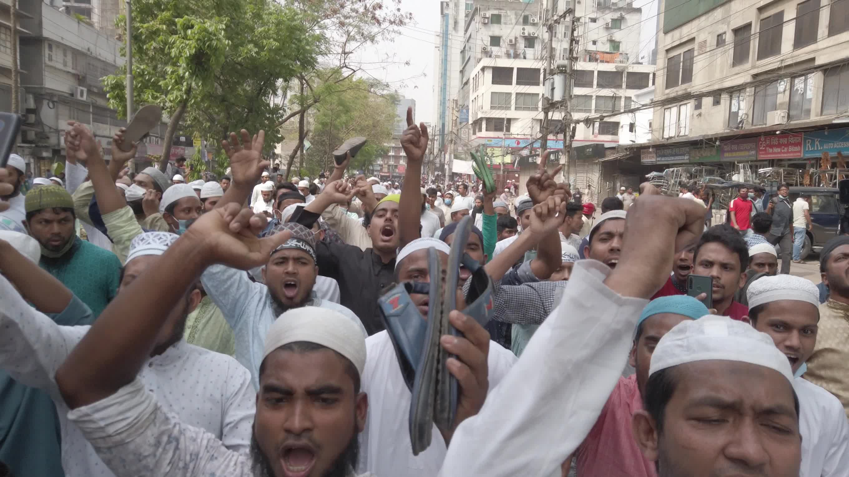 Protest against the visits of Modi in Dhaka