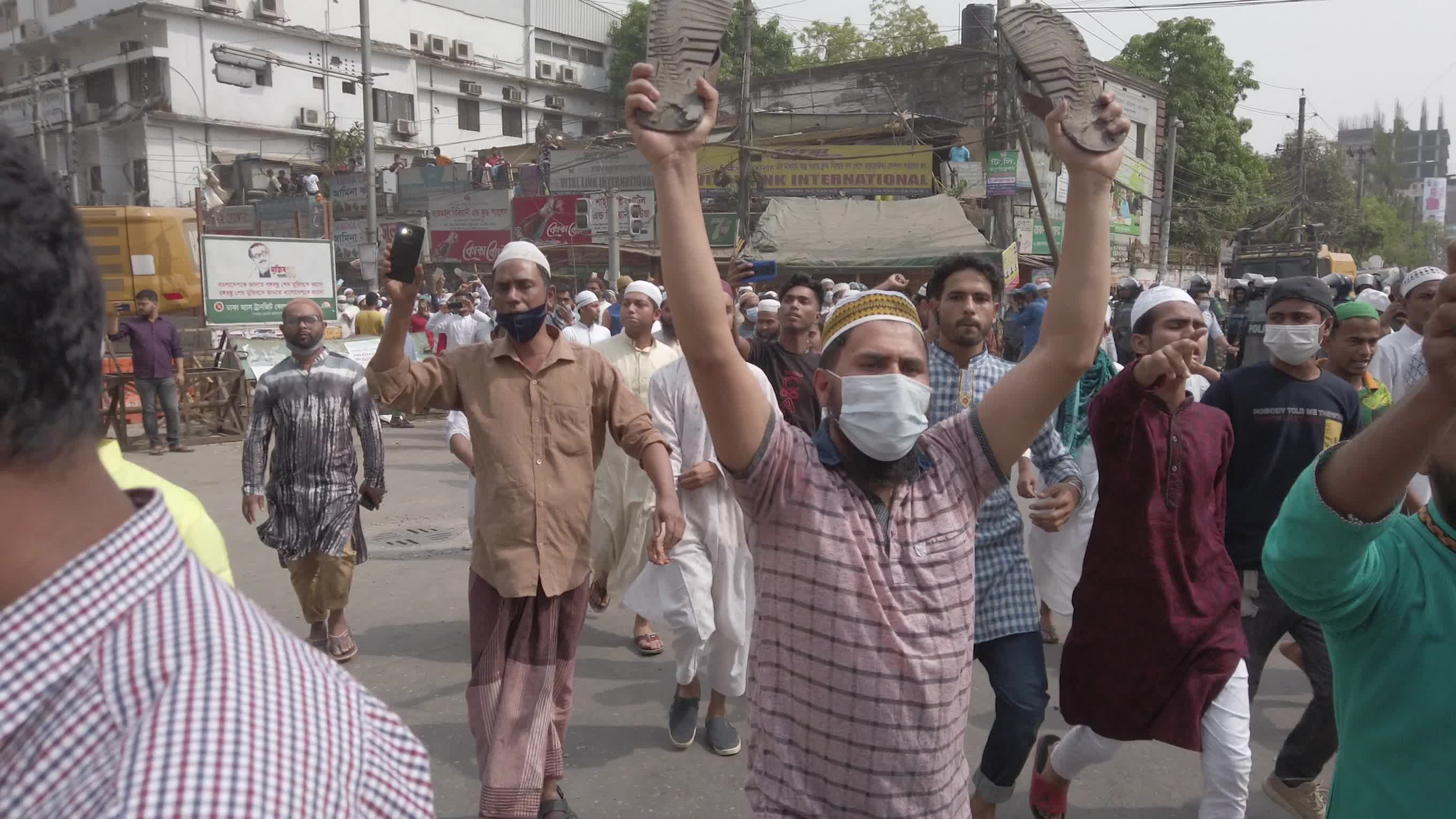 Protest against the visits of Modi in Dhaka