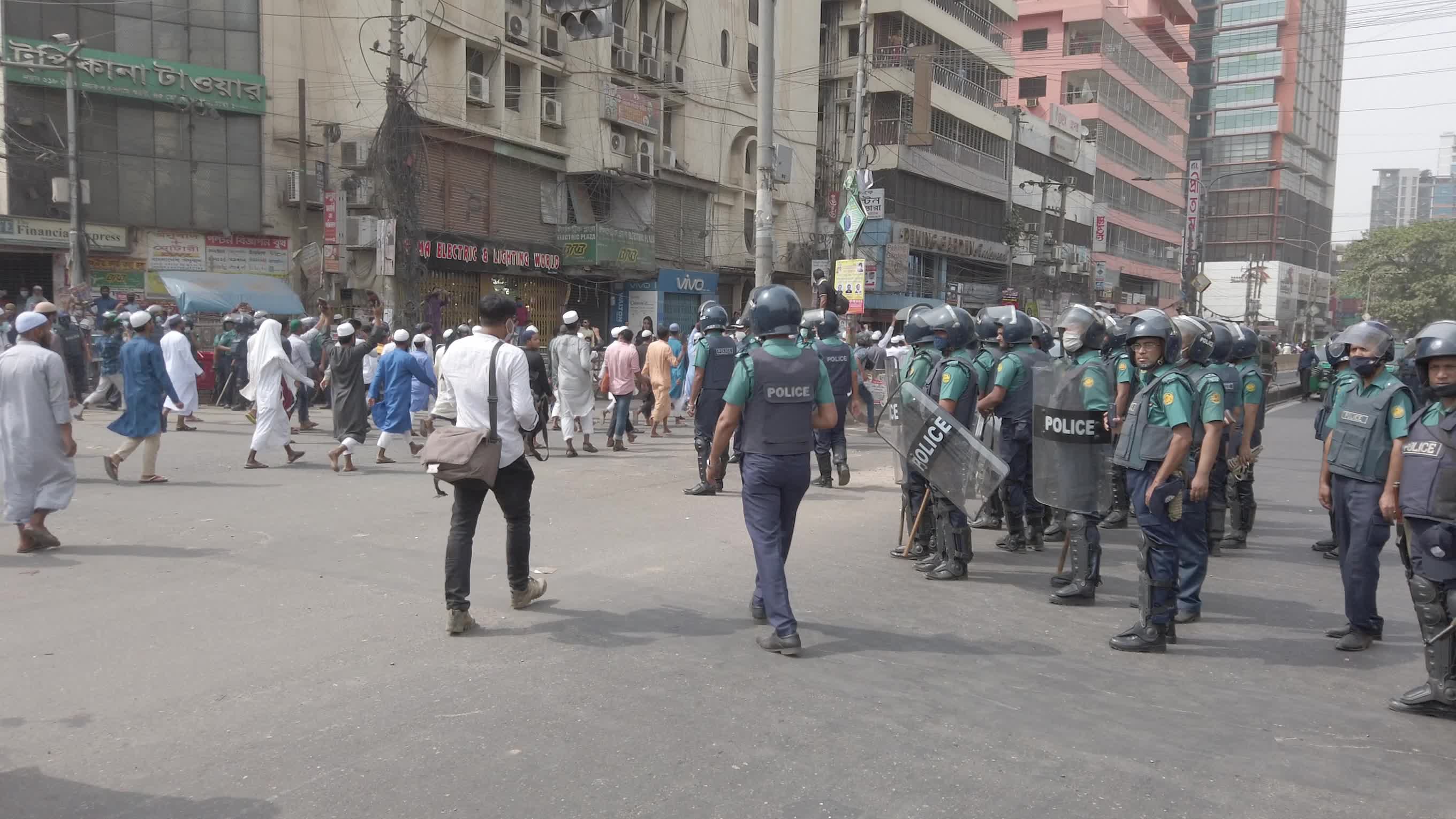 Protest against the visits of Modi in Dhaka