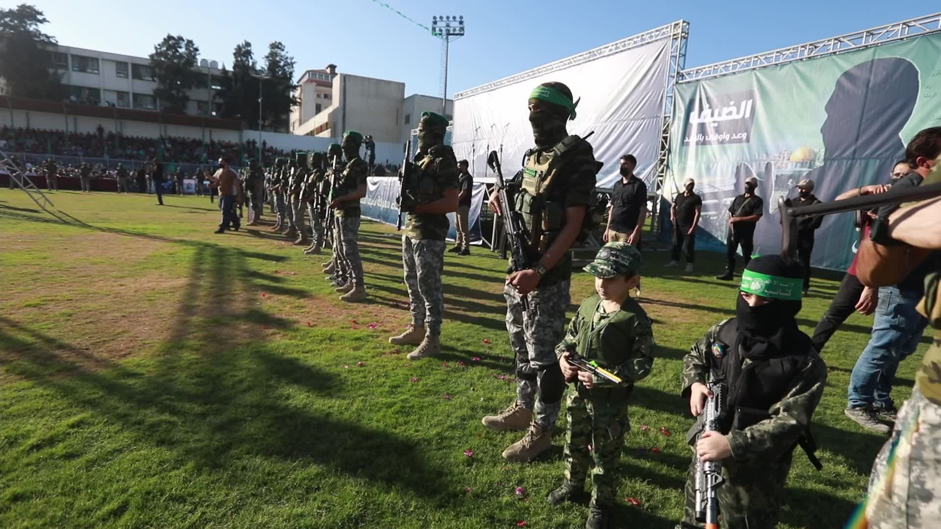 Al-Qassam Brigades Rally In Gaza