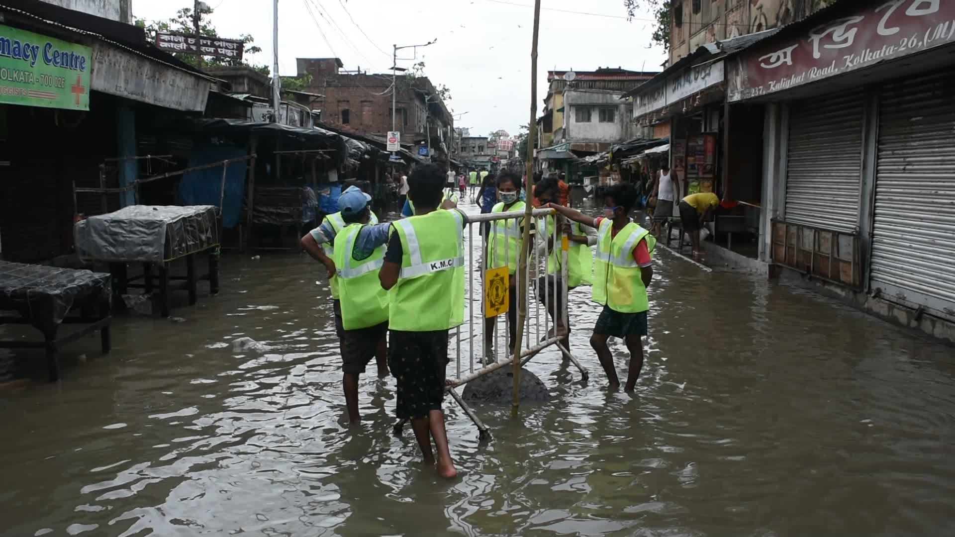 Aftermath of Cyclone Yaas in Kolkata