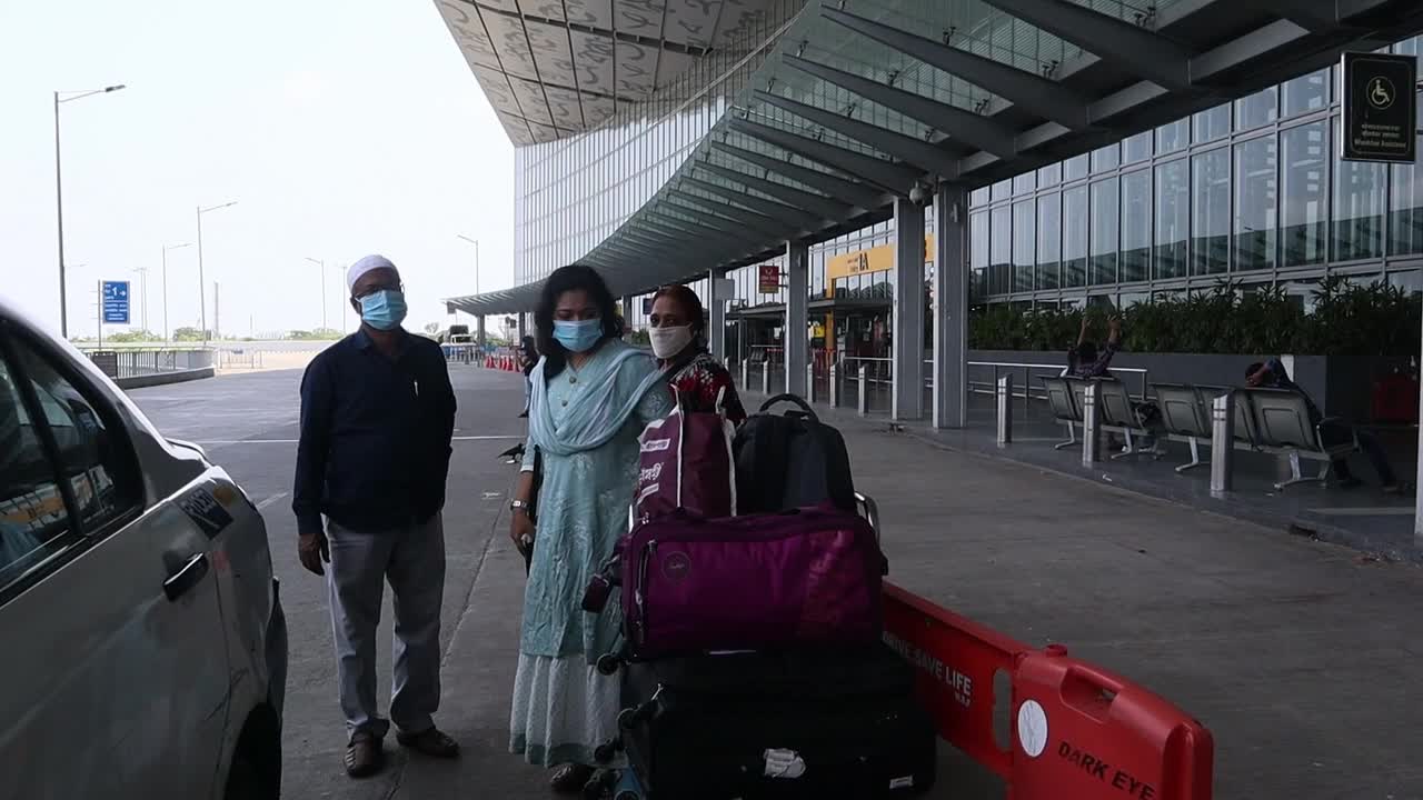 Netaji Subhash Chandra Bose International airport in Kolkata amid the Covid-19