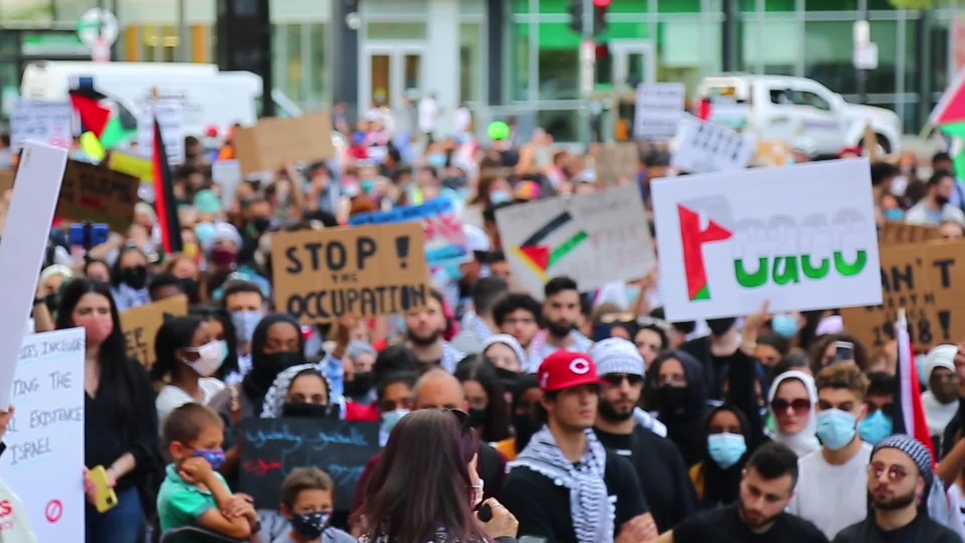 Pro Palestine Protest In Boston