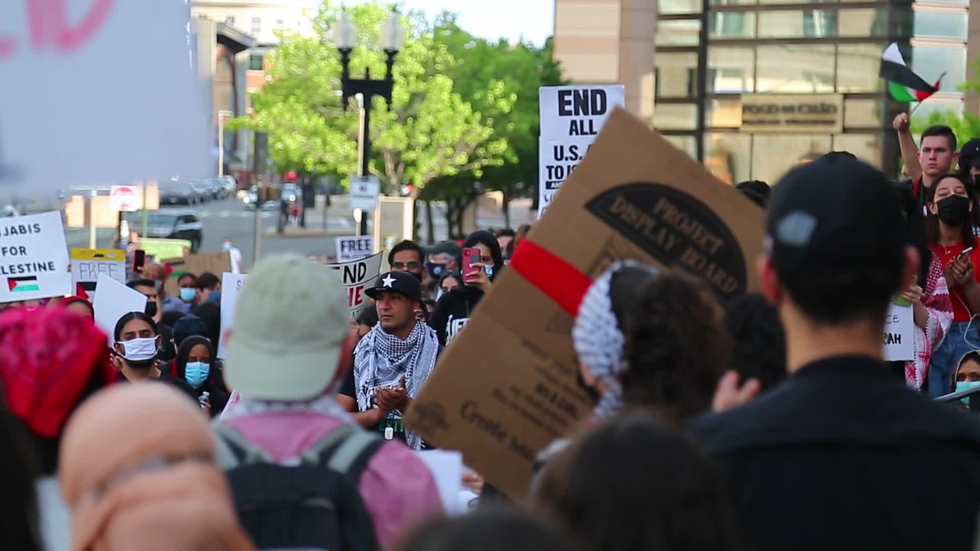 Pro Palestine Protest In Boston