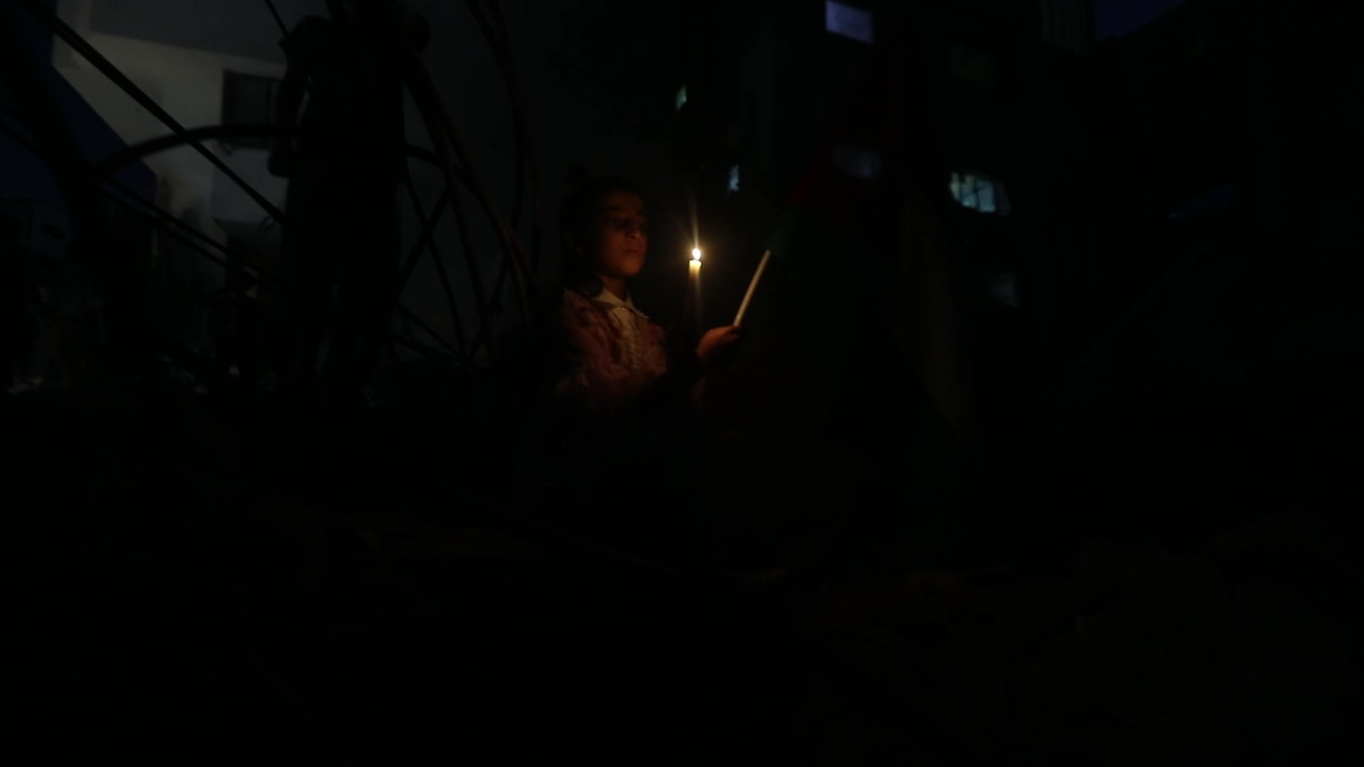 Candlelight rally in Gaza