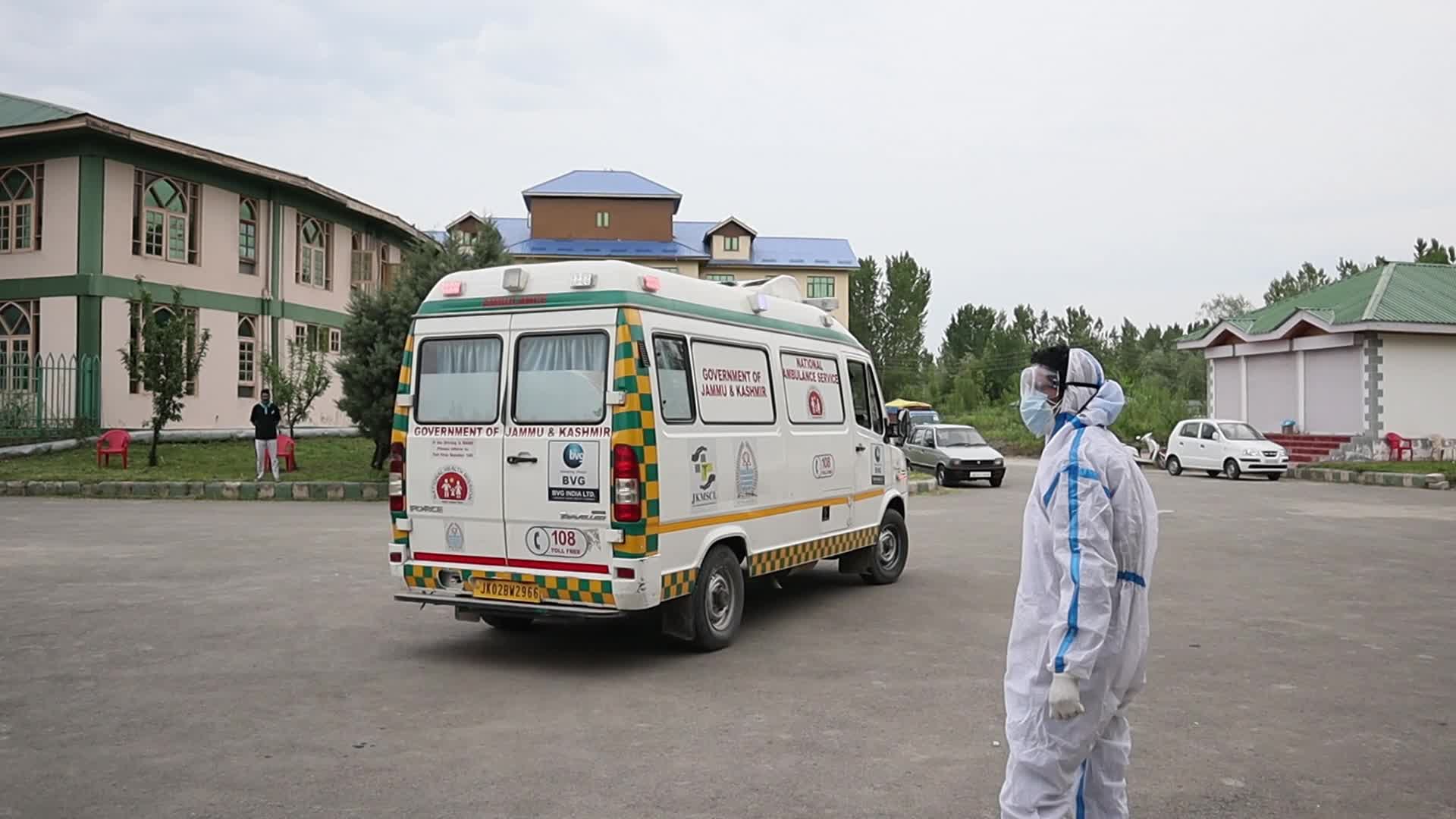 Coronavirus emergency in Srinagar, India
