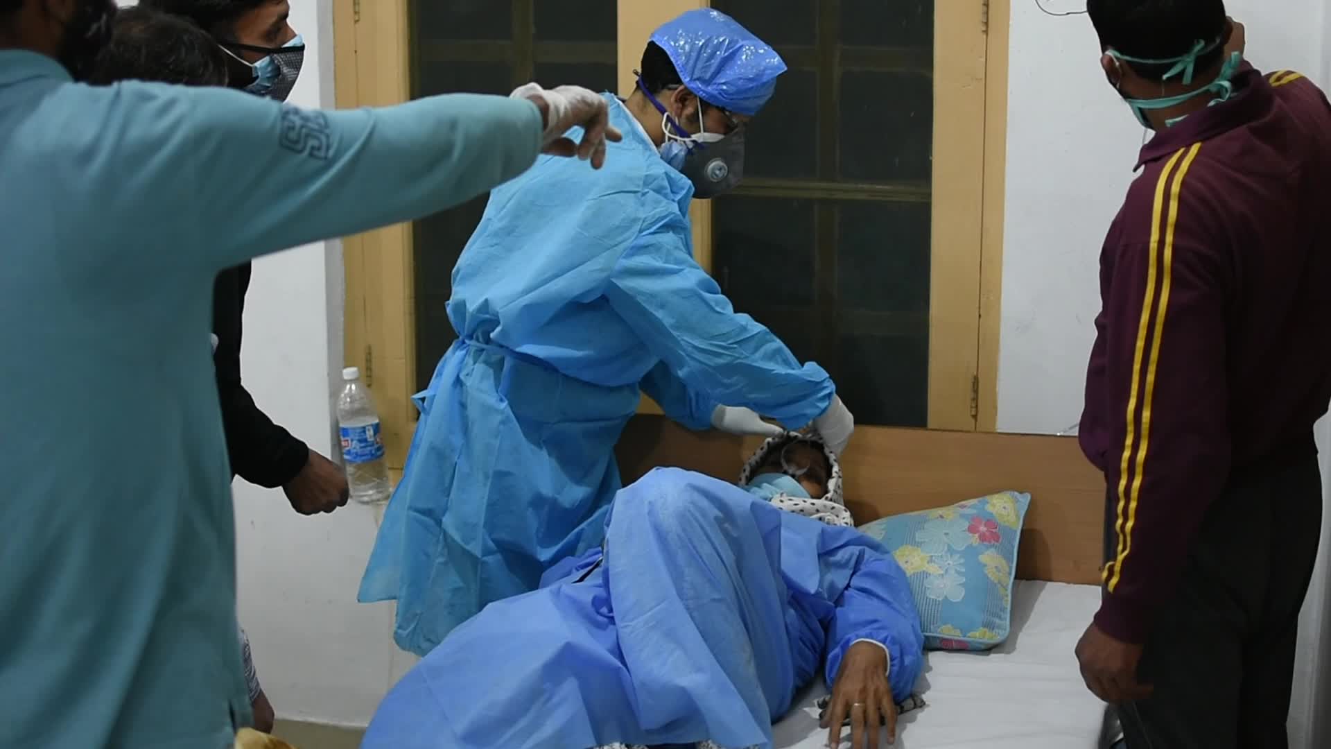 Coronavirus emergency in Srinagar, India