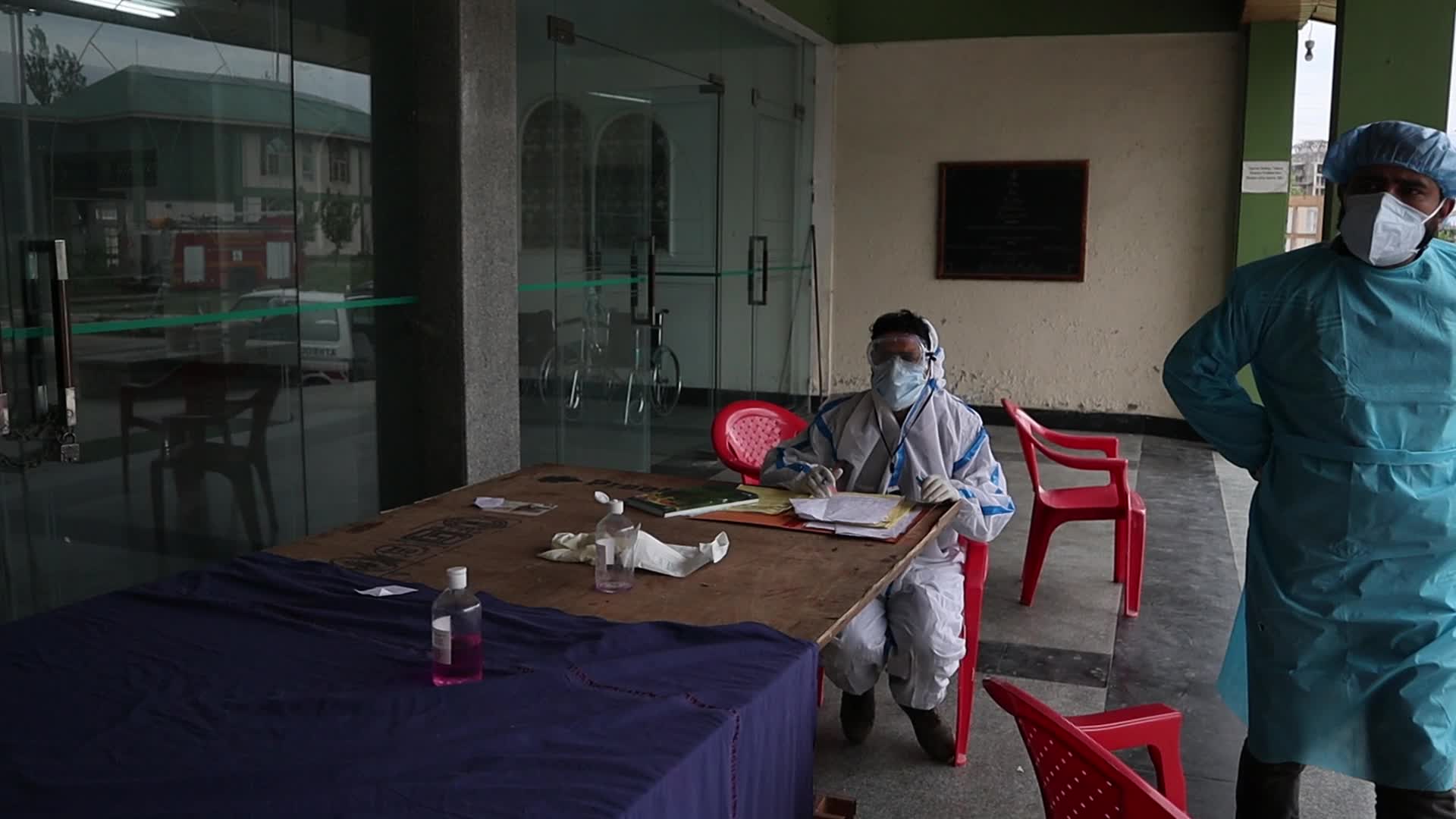 Coronavirus emergency in Srinagar, India
