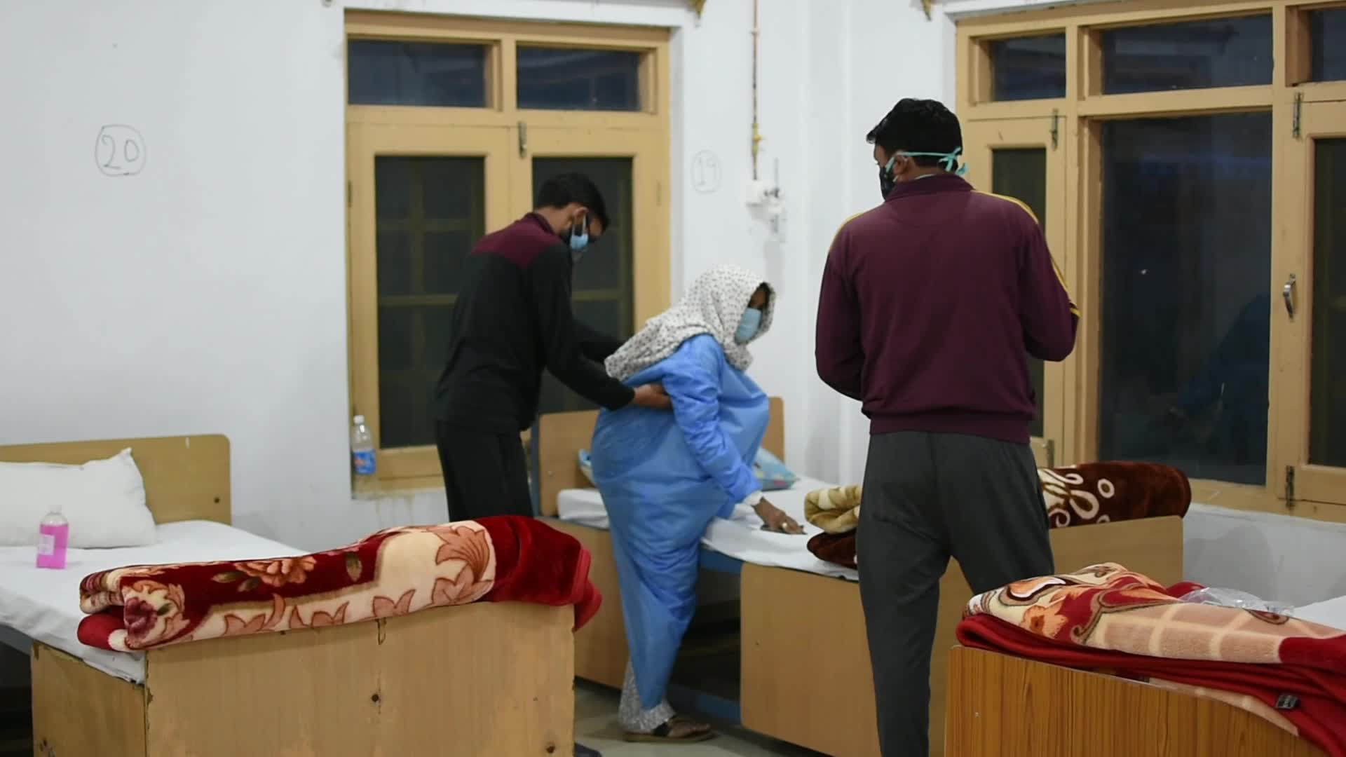 Coronavirus emergency in Srinagar, India