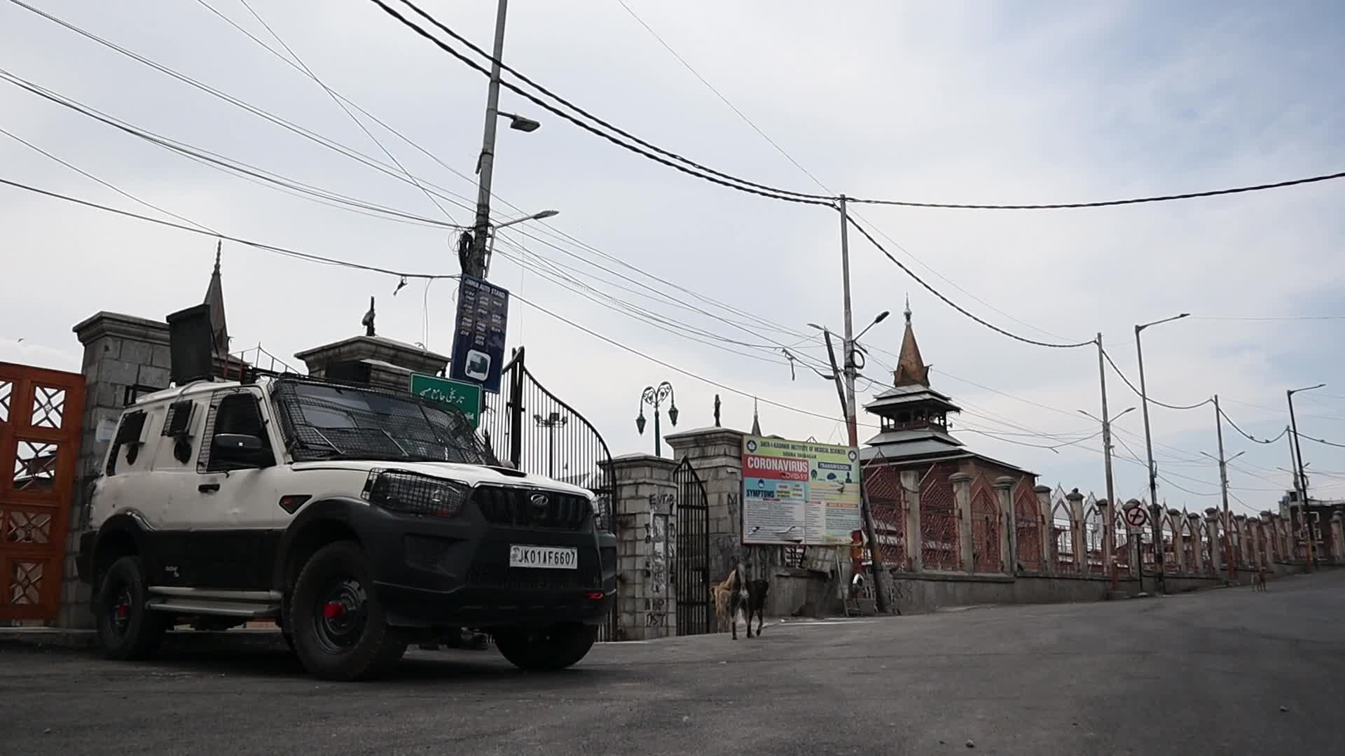 Coronavirus lockdown in Kashmir