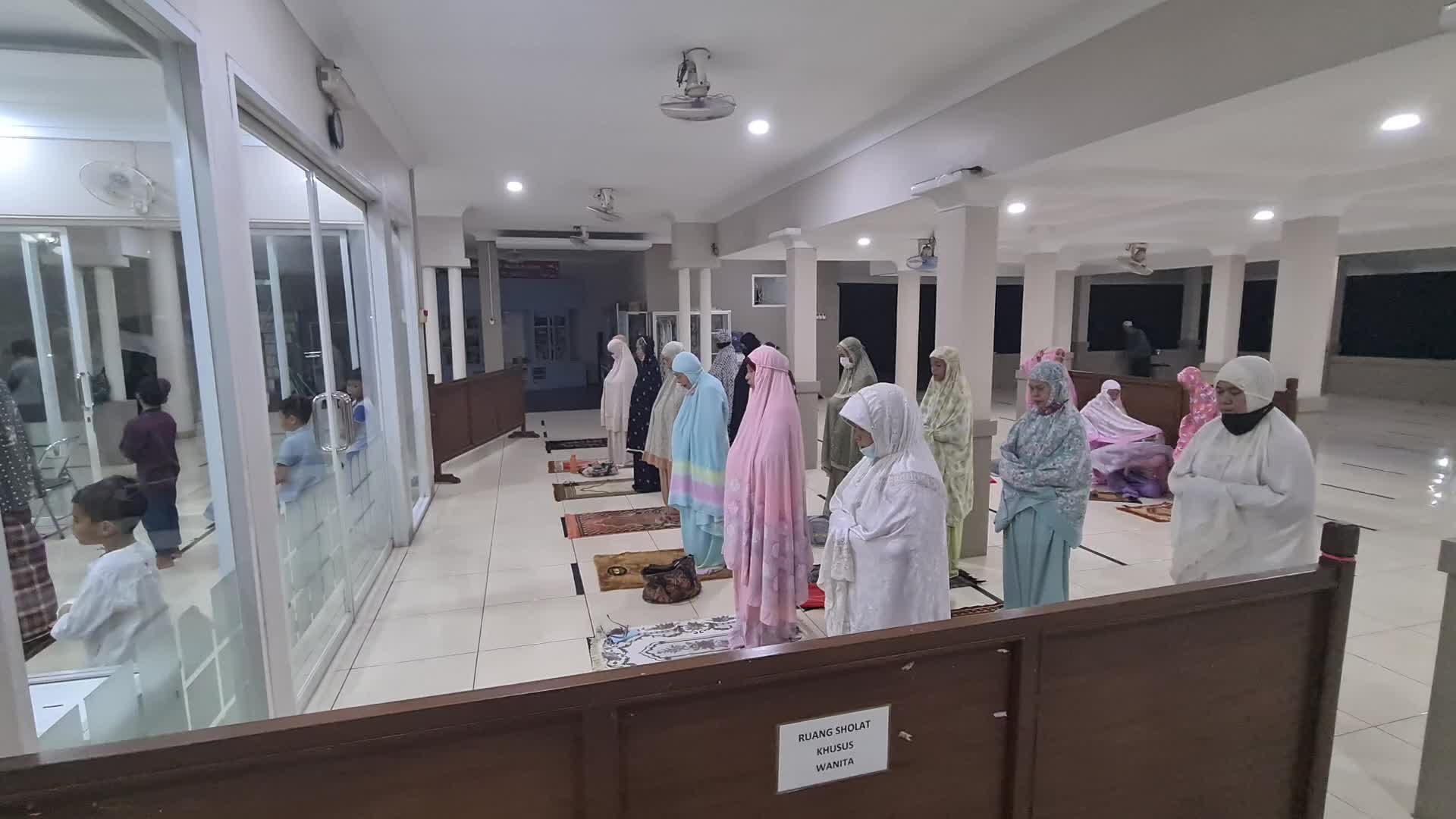 People pray in Indonesia before the full moon