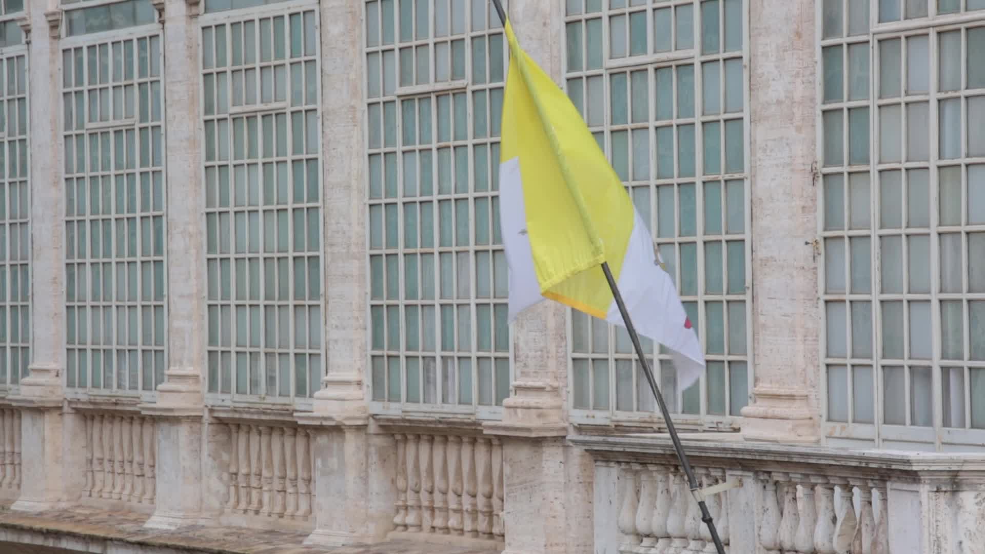 General audience of Pope Francis with the presence of small group of faithful