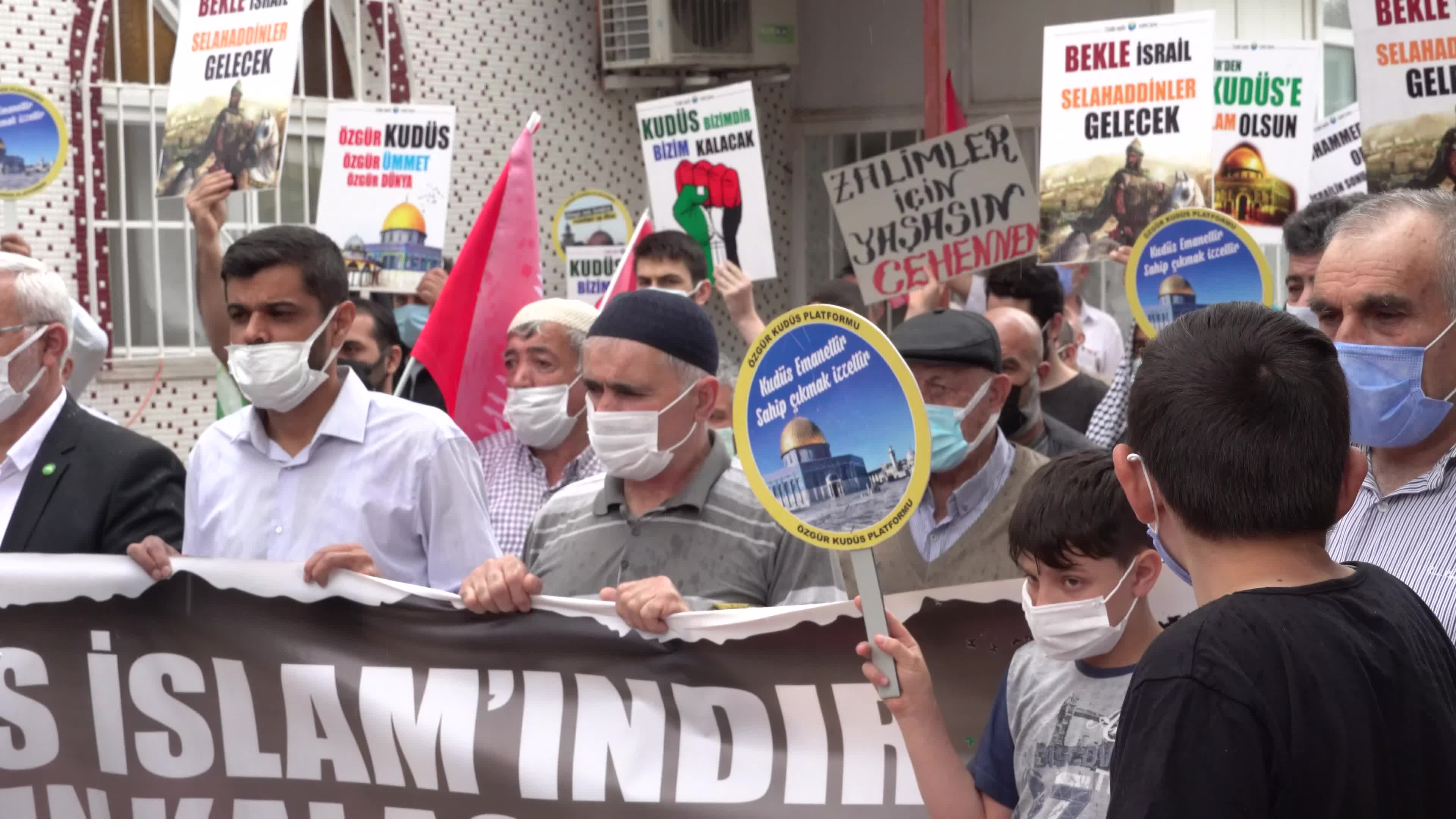 Demonstration in support of Palestine in Turkey