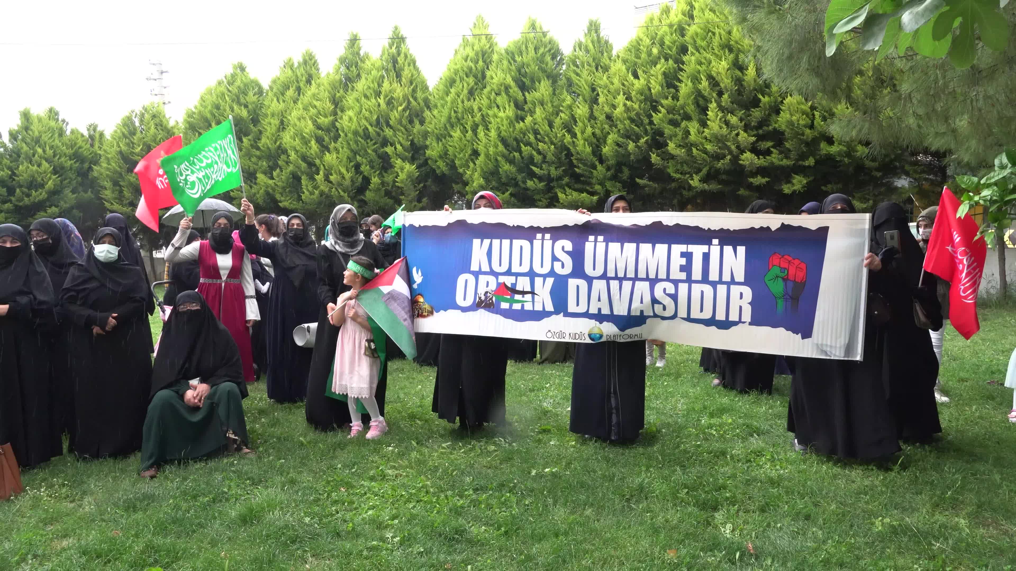Demonstration in support of Palestine in Turkey