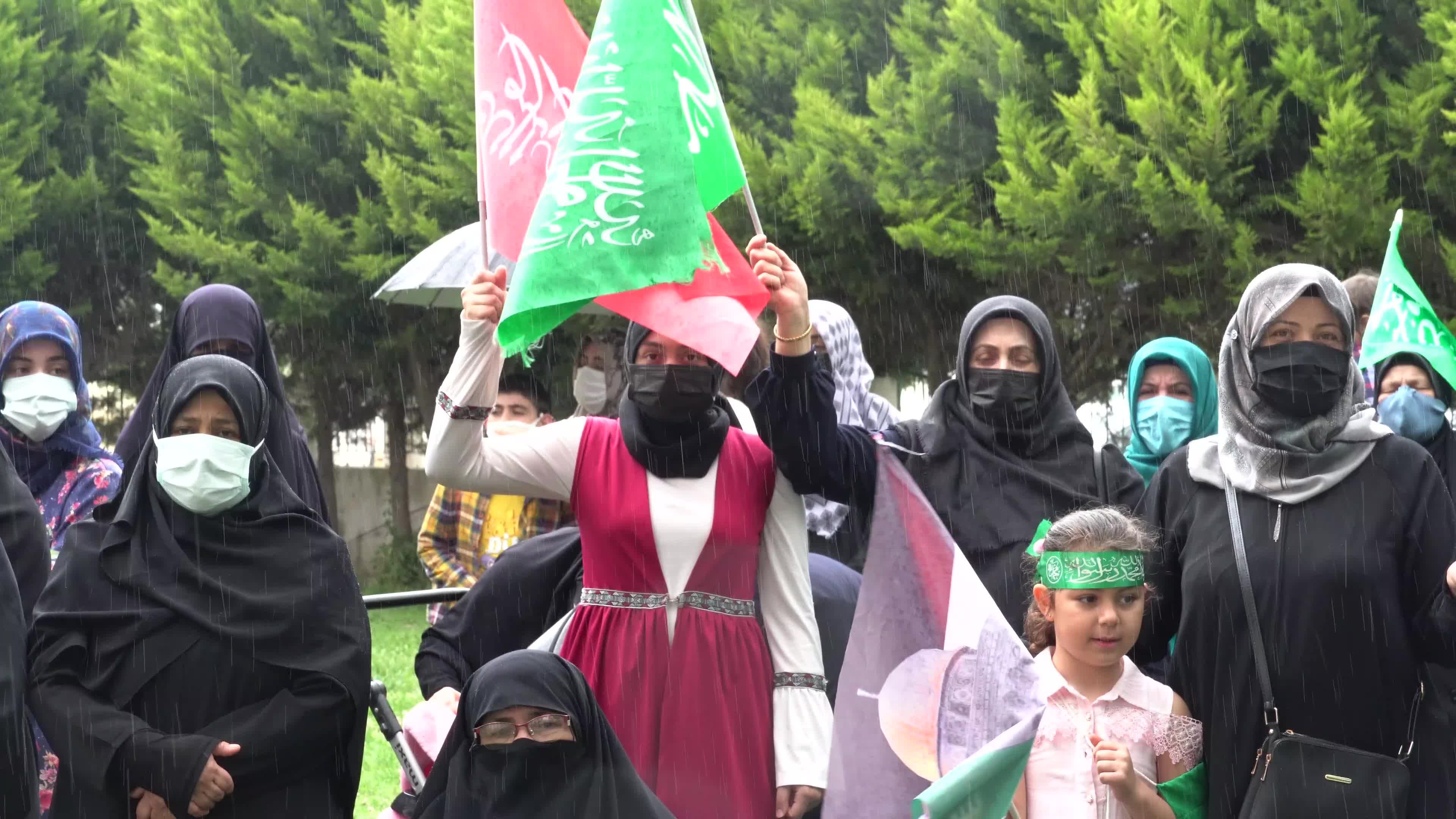Demonstration in support of Palestine in Turkey