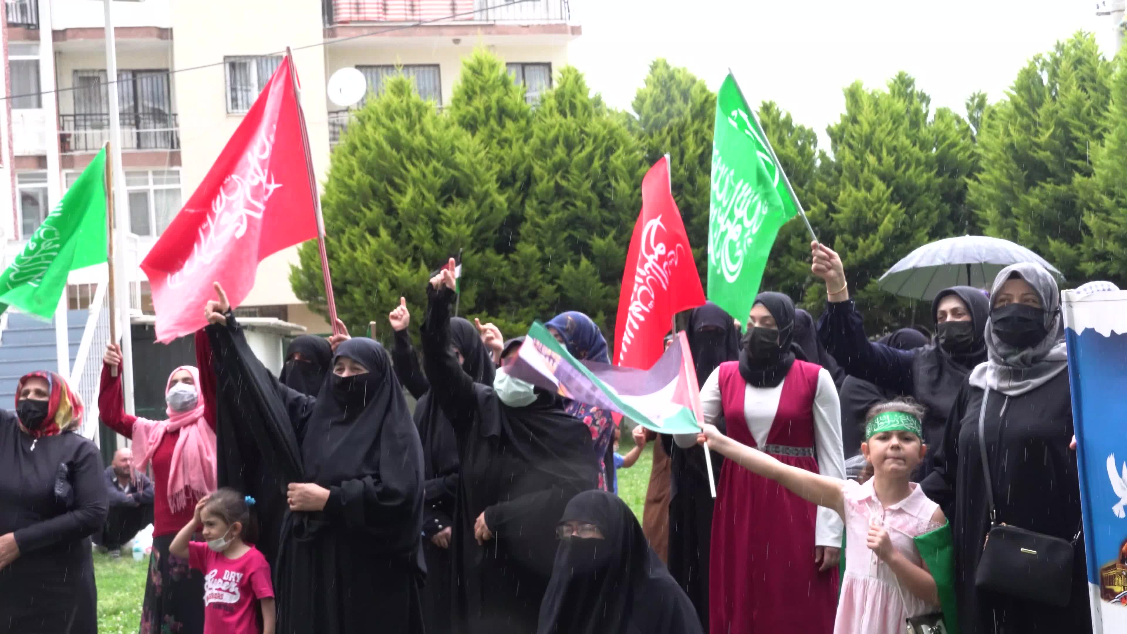 Demonstration in support of Palestine in Turkey