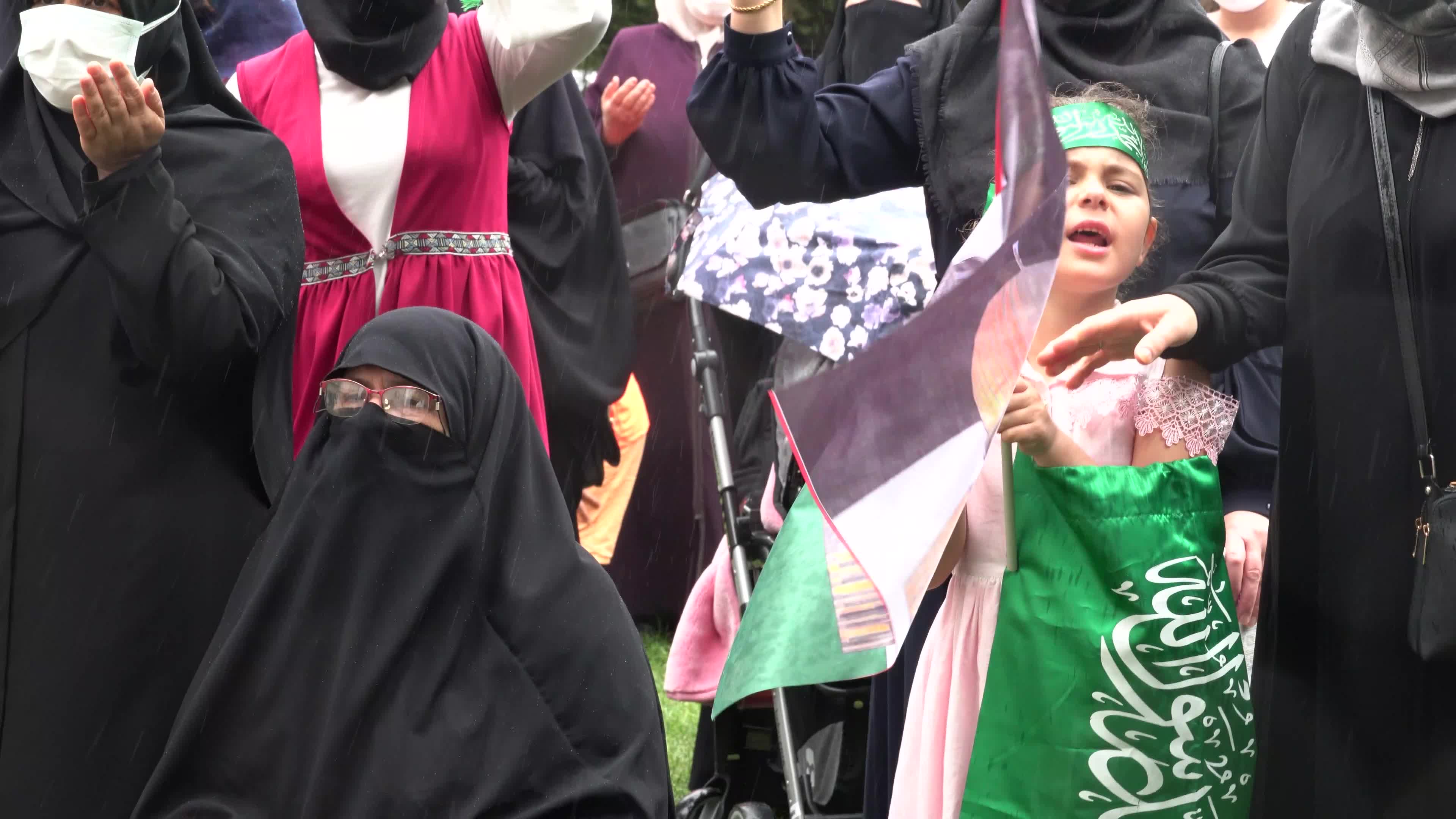 Demonstration in support of Palestine in Turkey