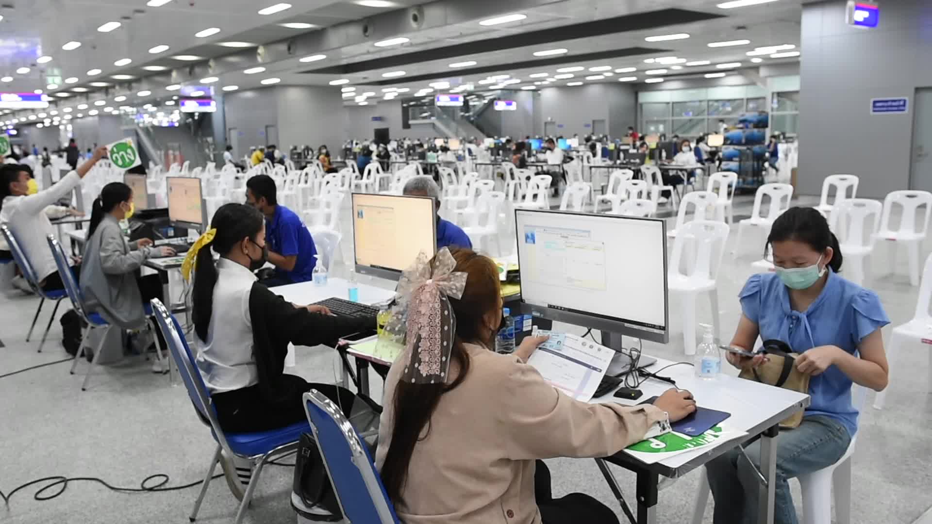 Coronavirus vaccination in Bangkok, Thailand
