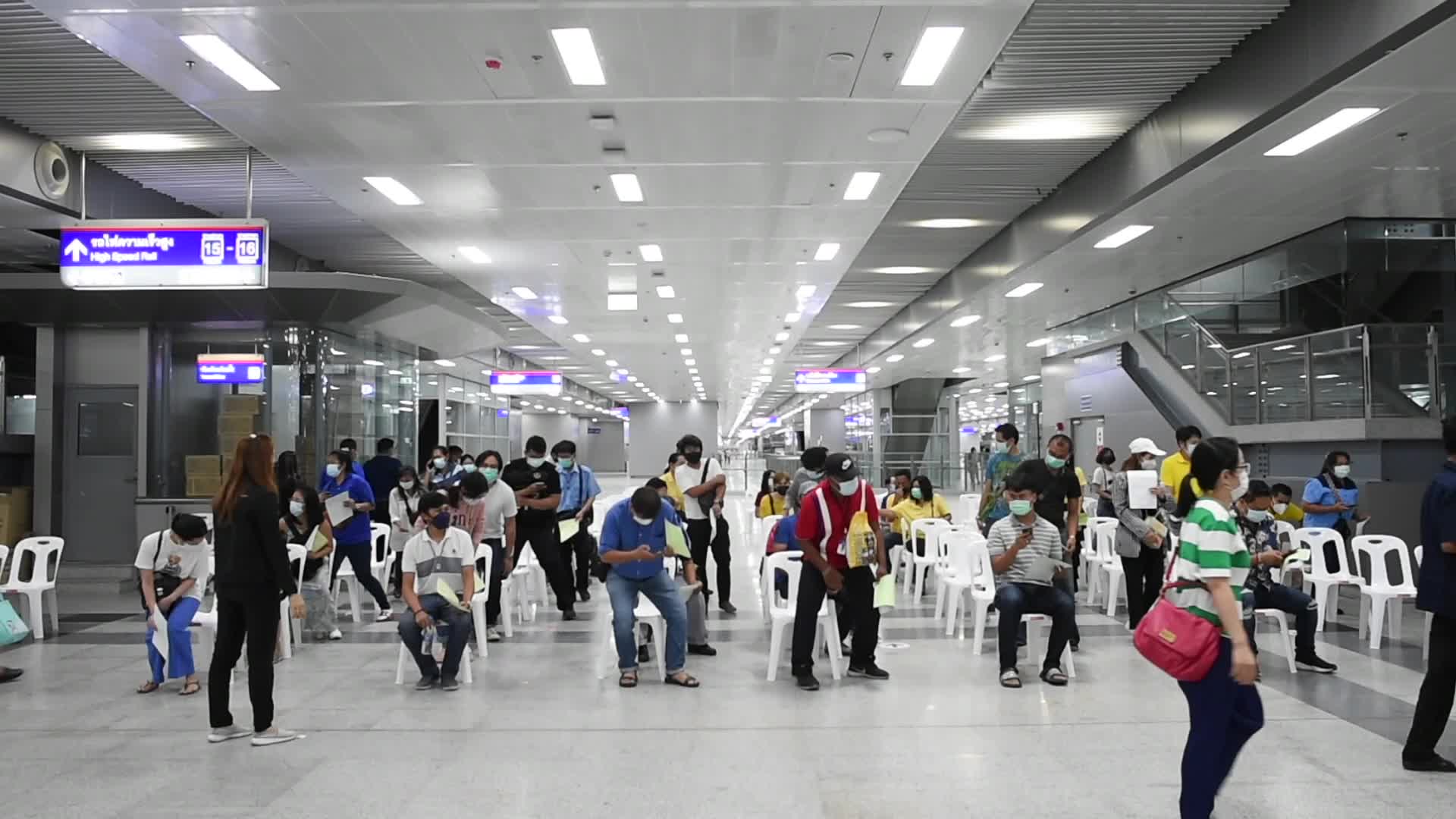 Coronavirus vaccination in Bangkok, Thailand