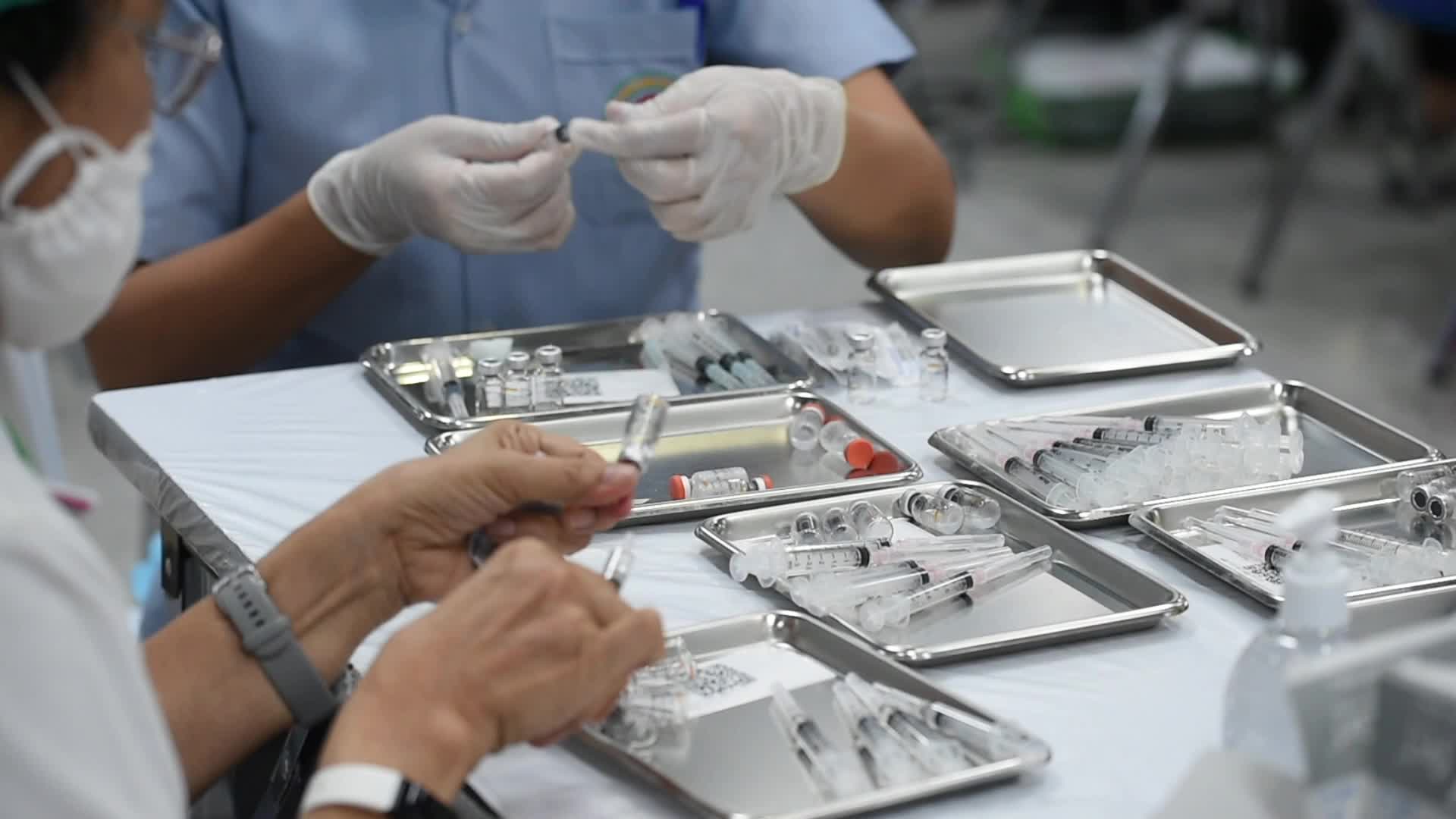 Coronavirus vaccination in Bangkok, Thailand