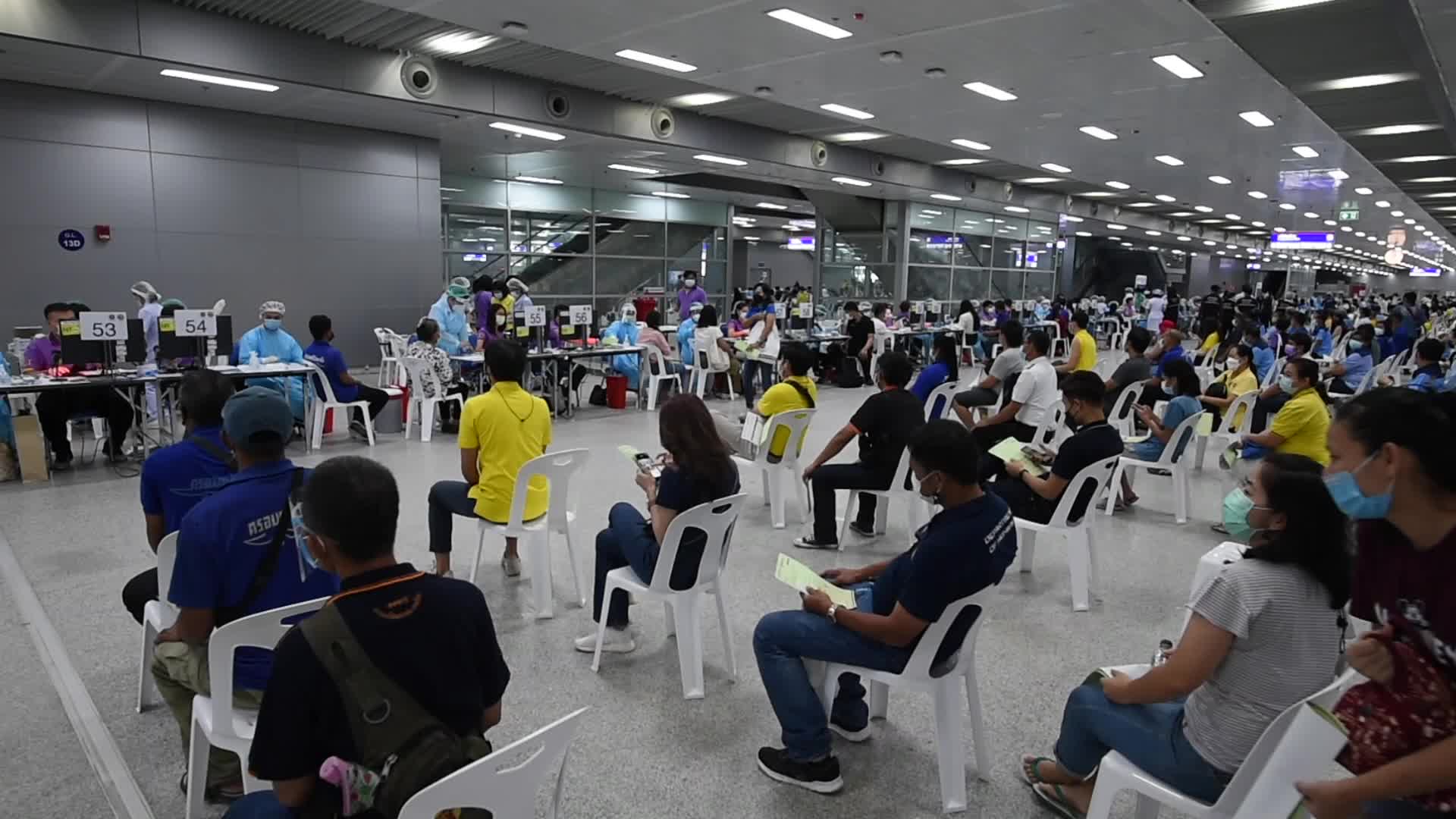 Coronavirus vaccination in Bangkok, Thailand