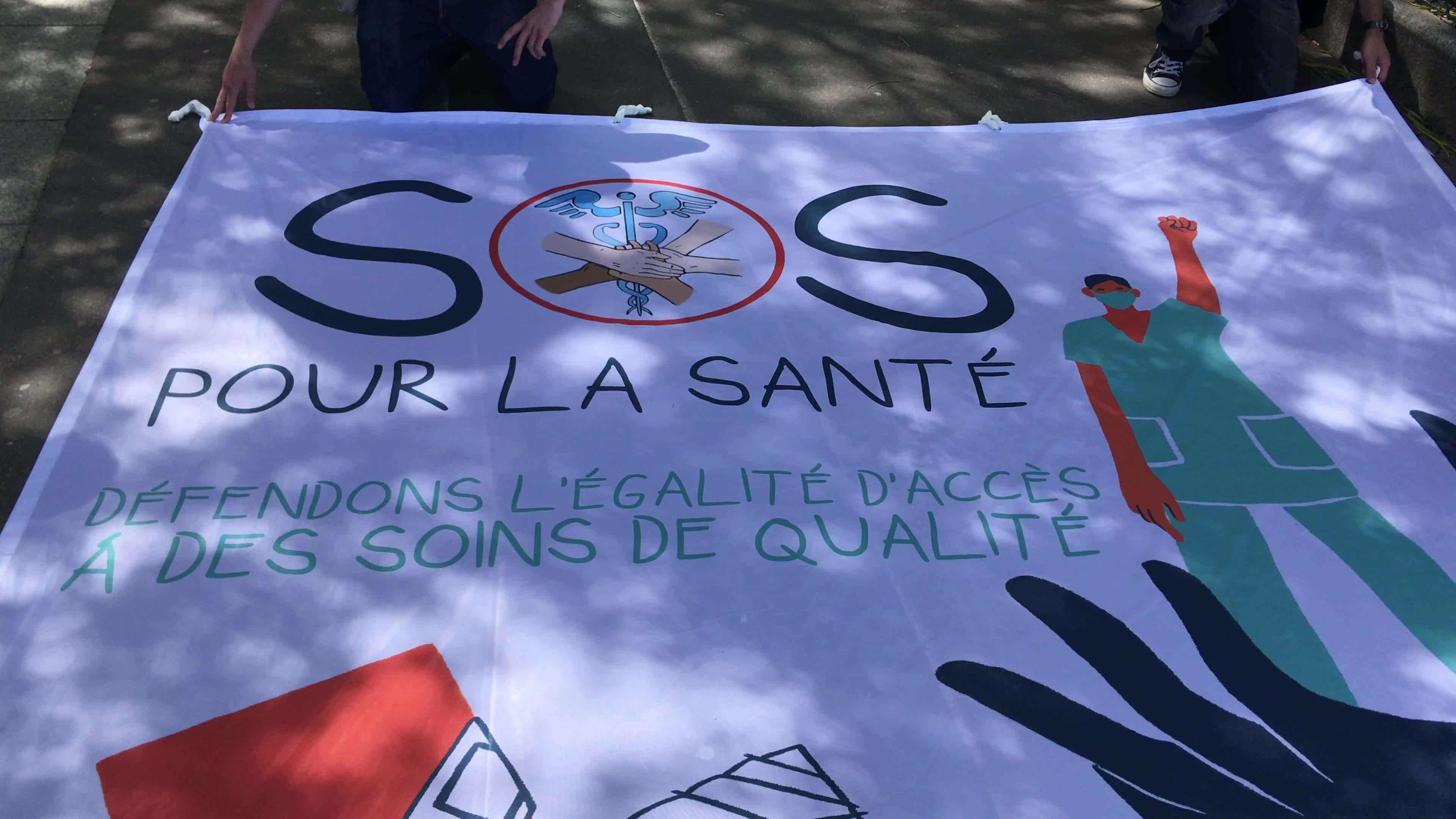 Demonstration of Health Workers in Paris
