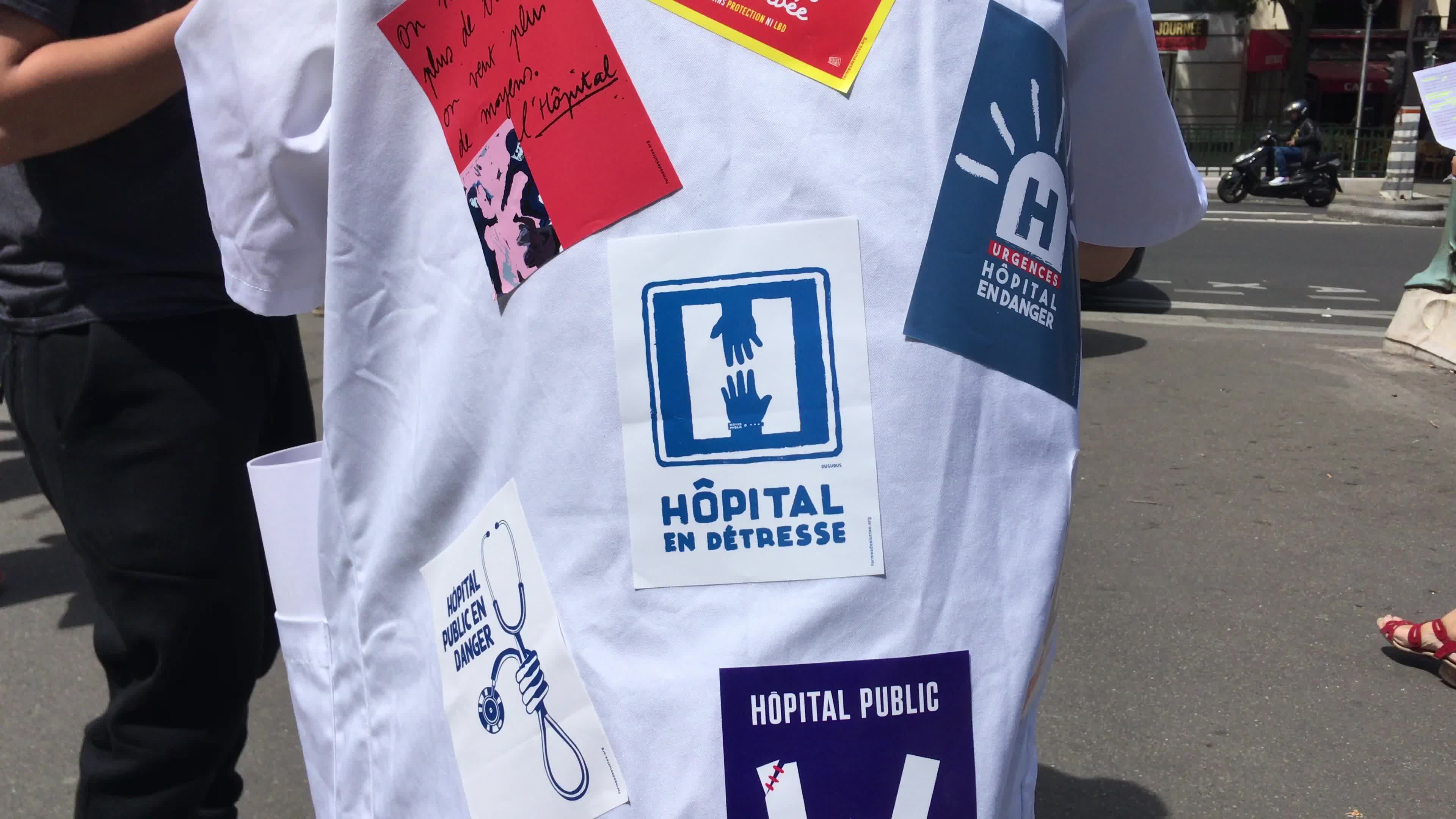 Demonstration of Health Workers in Paris