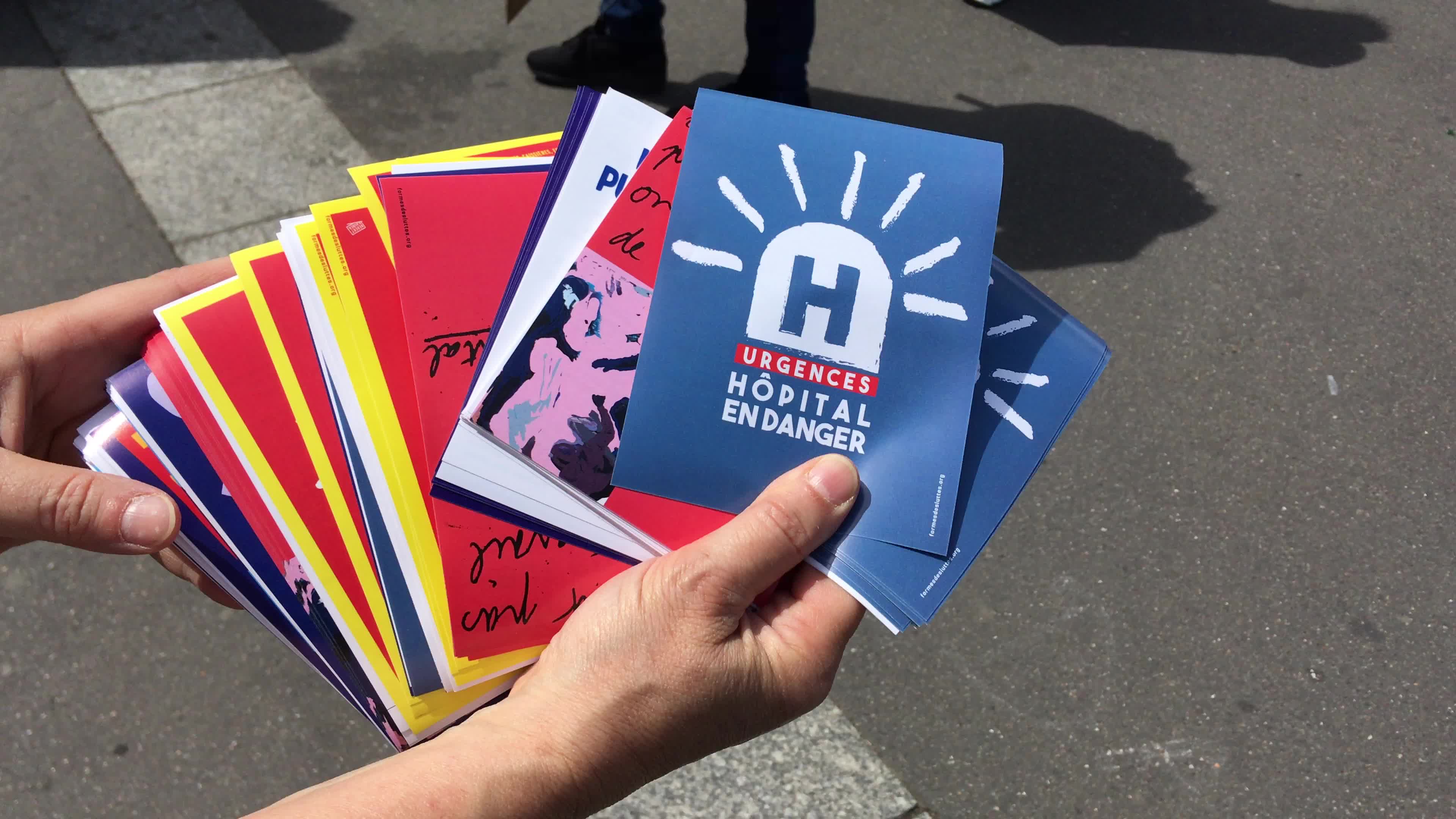 Demonstration of Health Workers in Paris