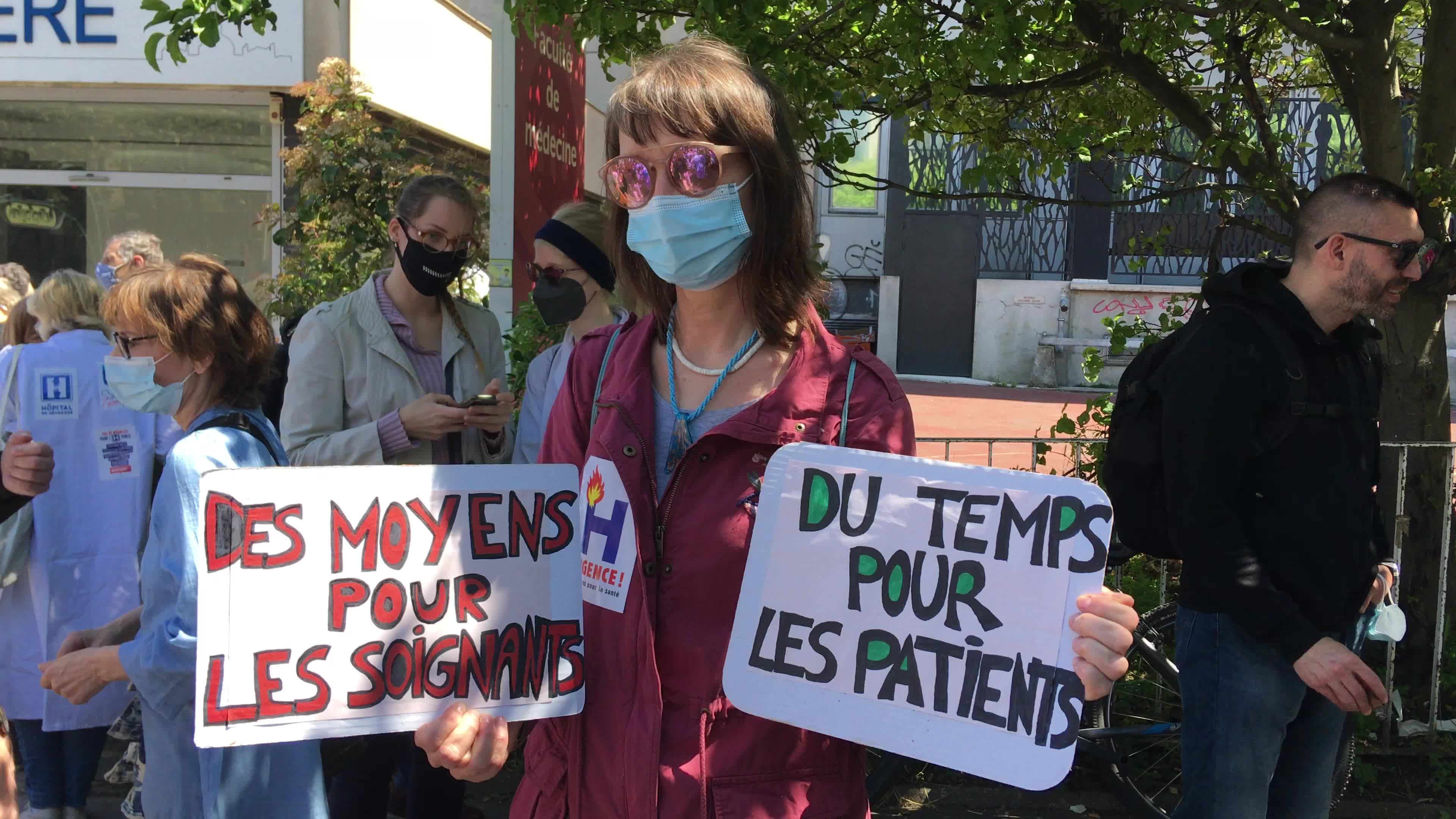 Demonstration of Health Workers in Paris
