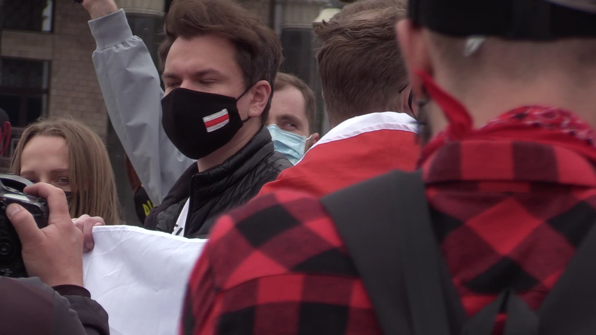 Rally of Solidarity with Belarusian anti-government movement In Ukraine