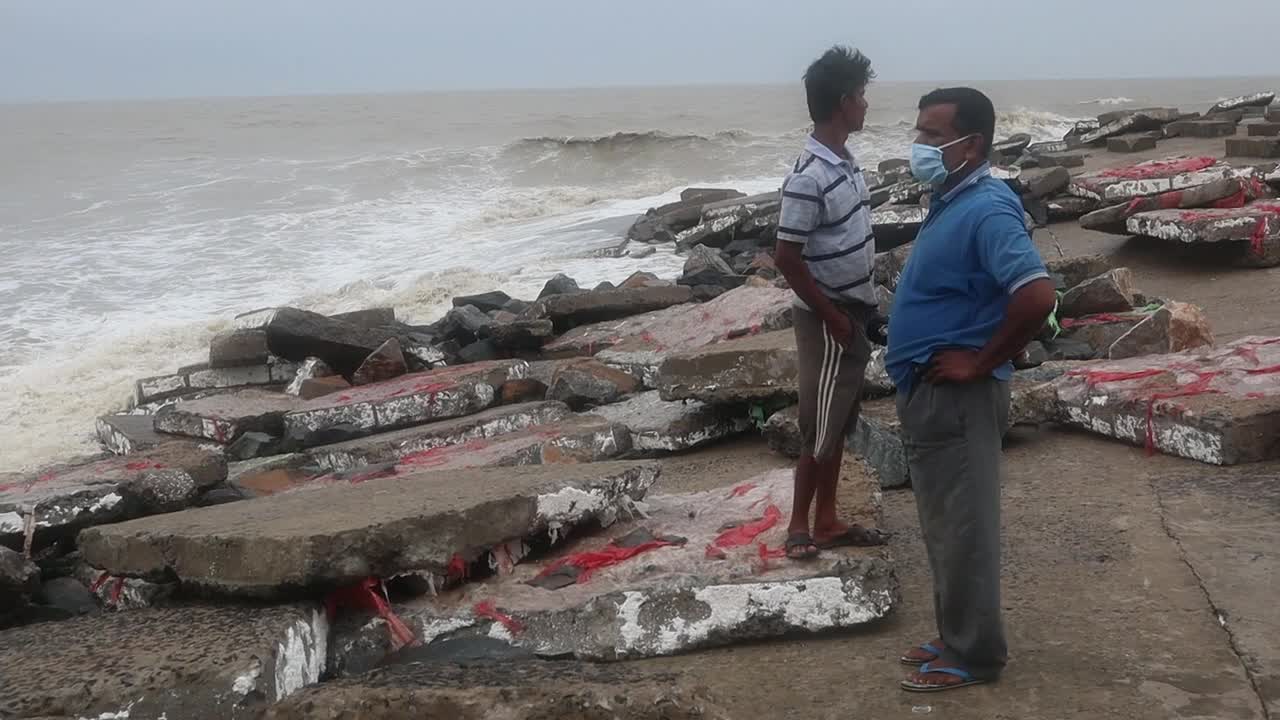 Aftermath of cyclone Yaas in India
