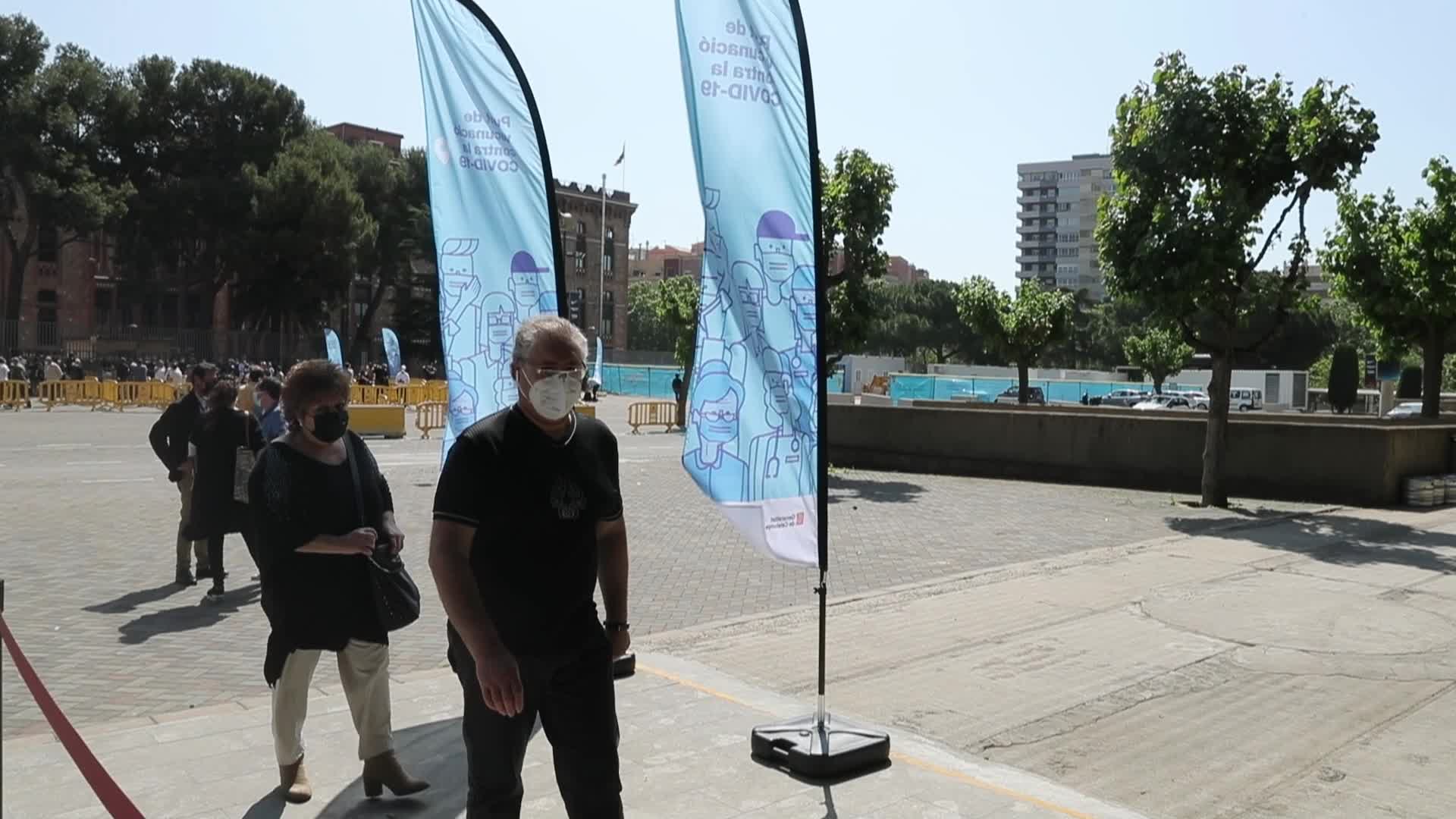 Camp Nou Opens As A Vaccination Point Against Covid-19
