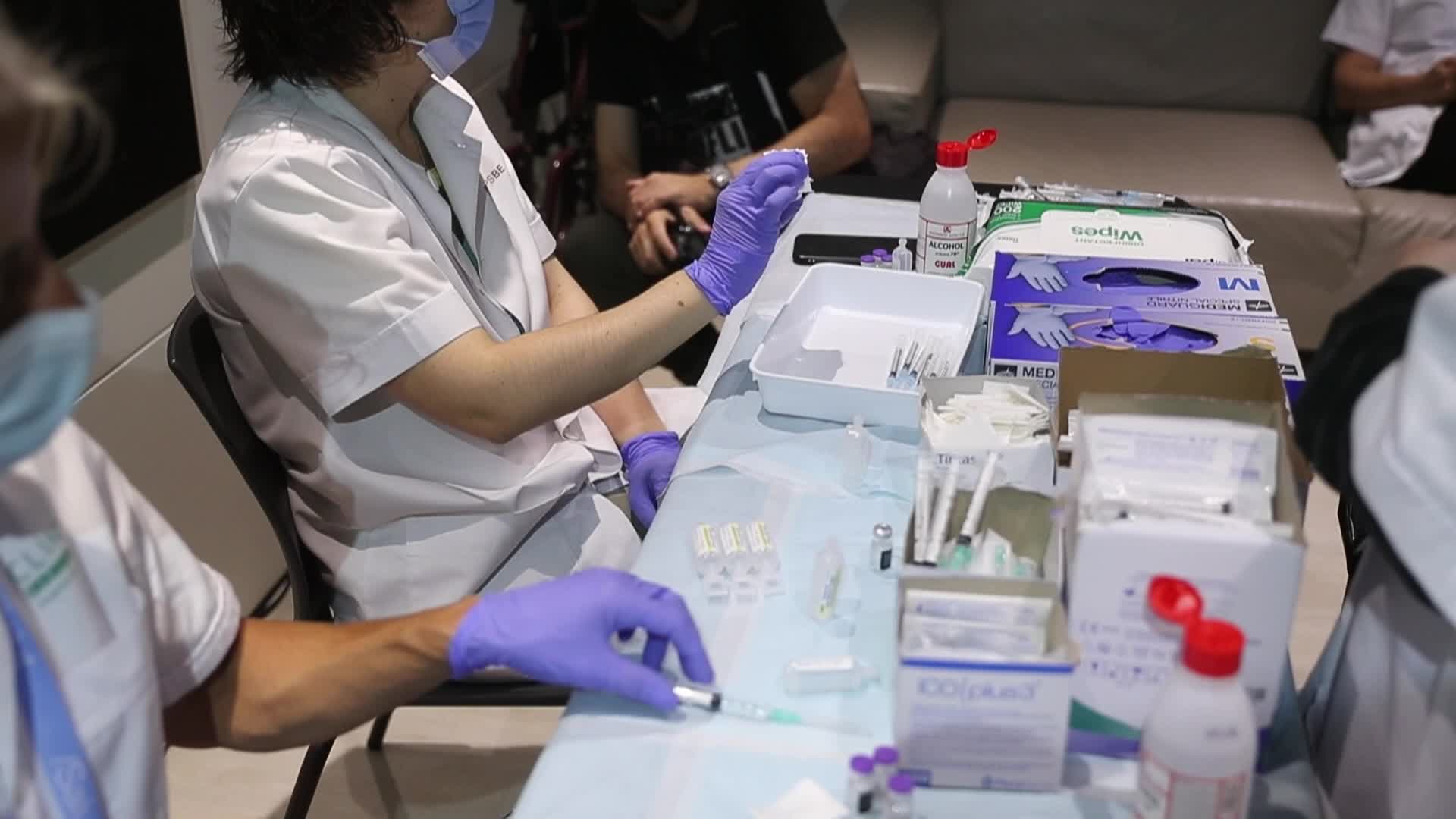 Camp Nou Opens As A Vaccination Point Against Covid-19