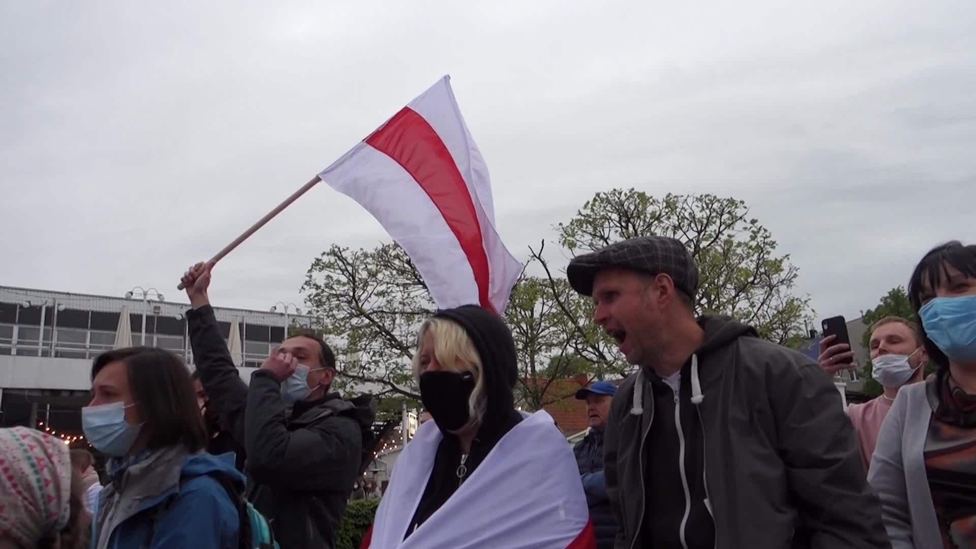 Scream For Belarus Rally In Sopot, Poland